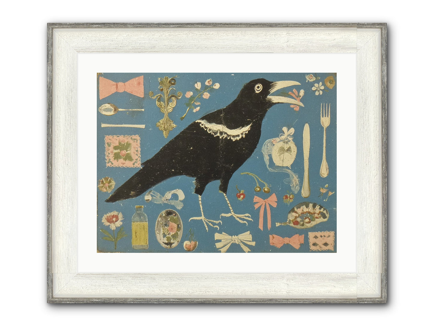 Ballroom For One Framed Print - Driftwood White 24x18