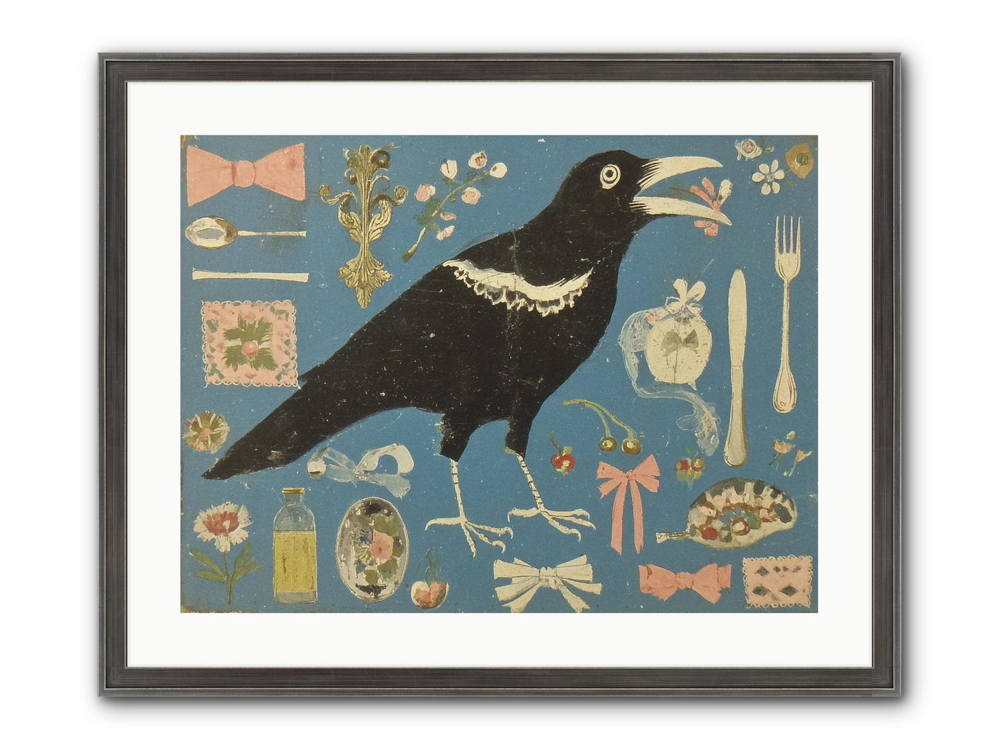 Ballroom For One Framed Print - Slimwoods Black/Silver 24x18