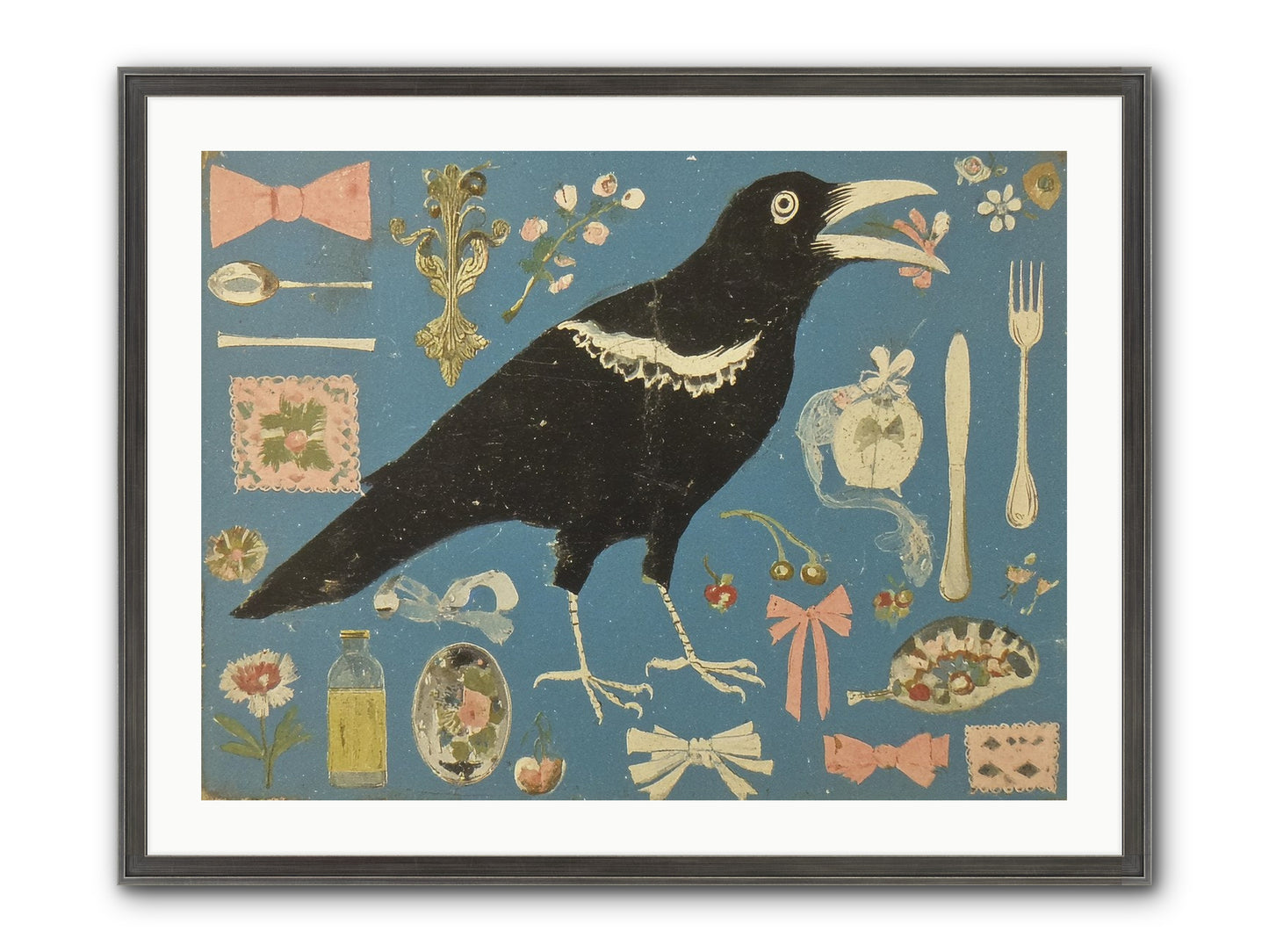 Ballroom For One Framed Print - Slimwoods Black/Silver 32x24