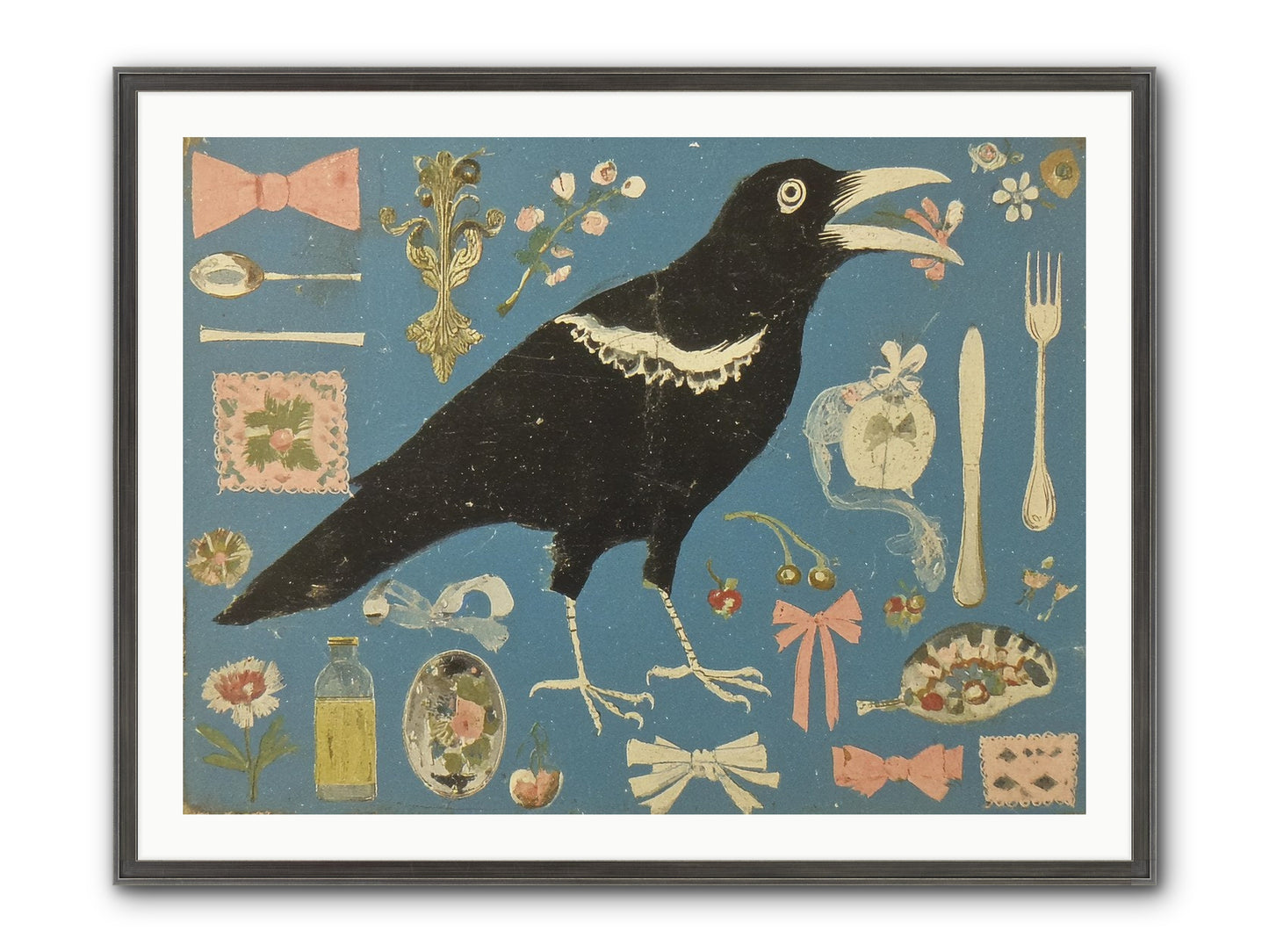 Ballroom For One Framed Print - Slimwoods Black/Silver 40x30