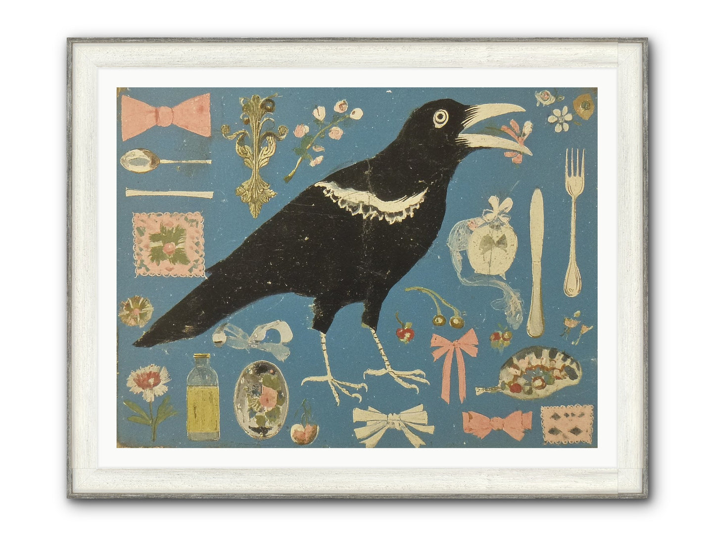 Ballroom For One Framed Print - Driftwood White 48x36