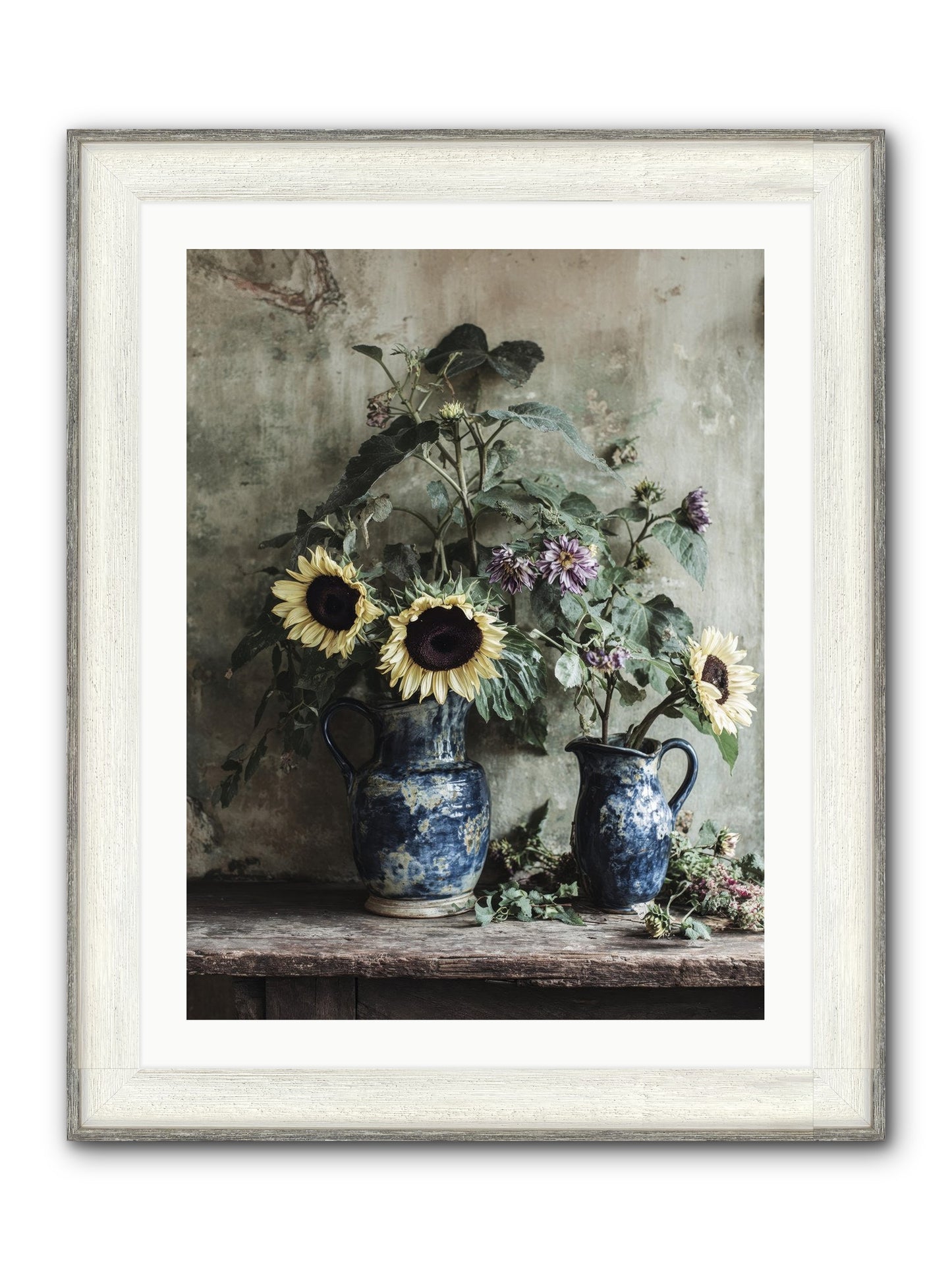 Beatrice Framed Print - Driftwood White 24x32