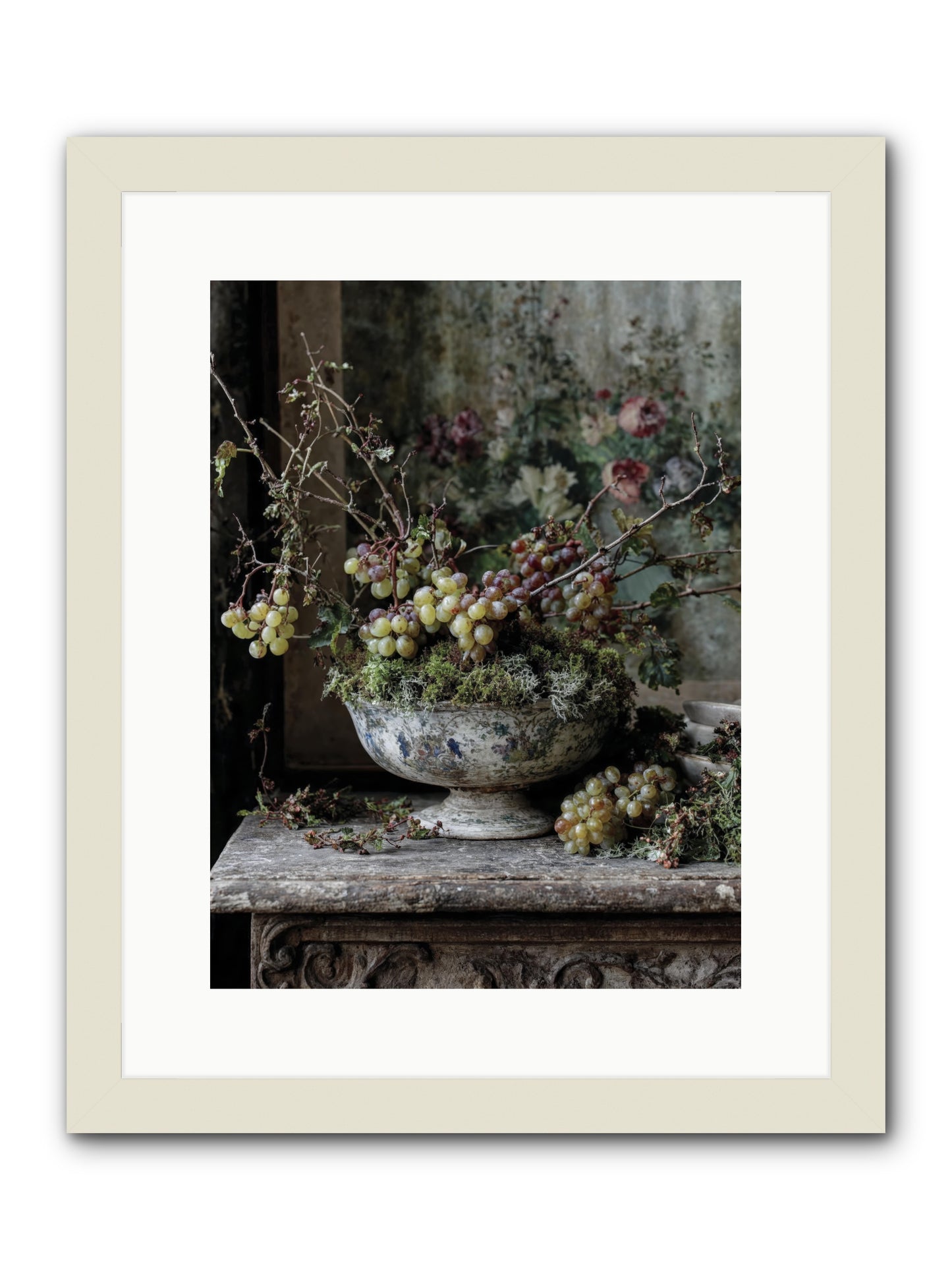 beatrix -- Framed Print - White 12x16