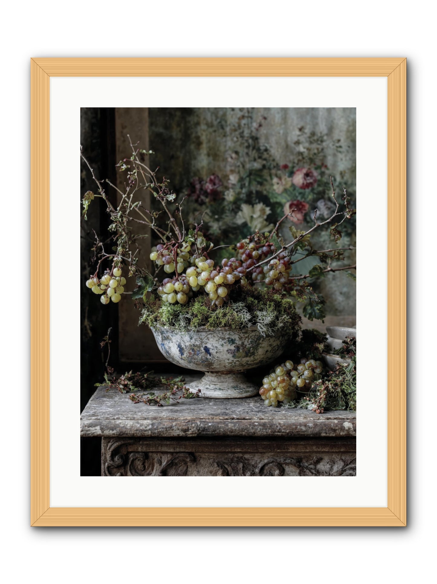beatrix -- Framed Print - Natural 18x24