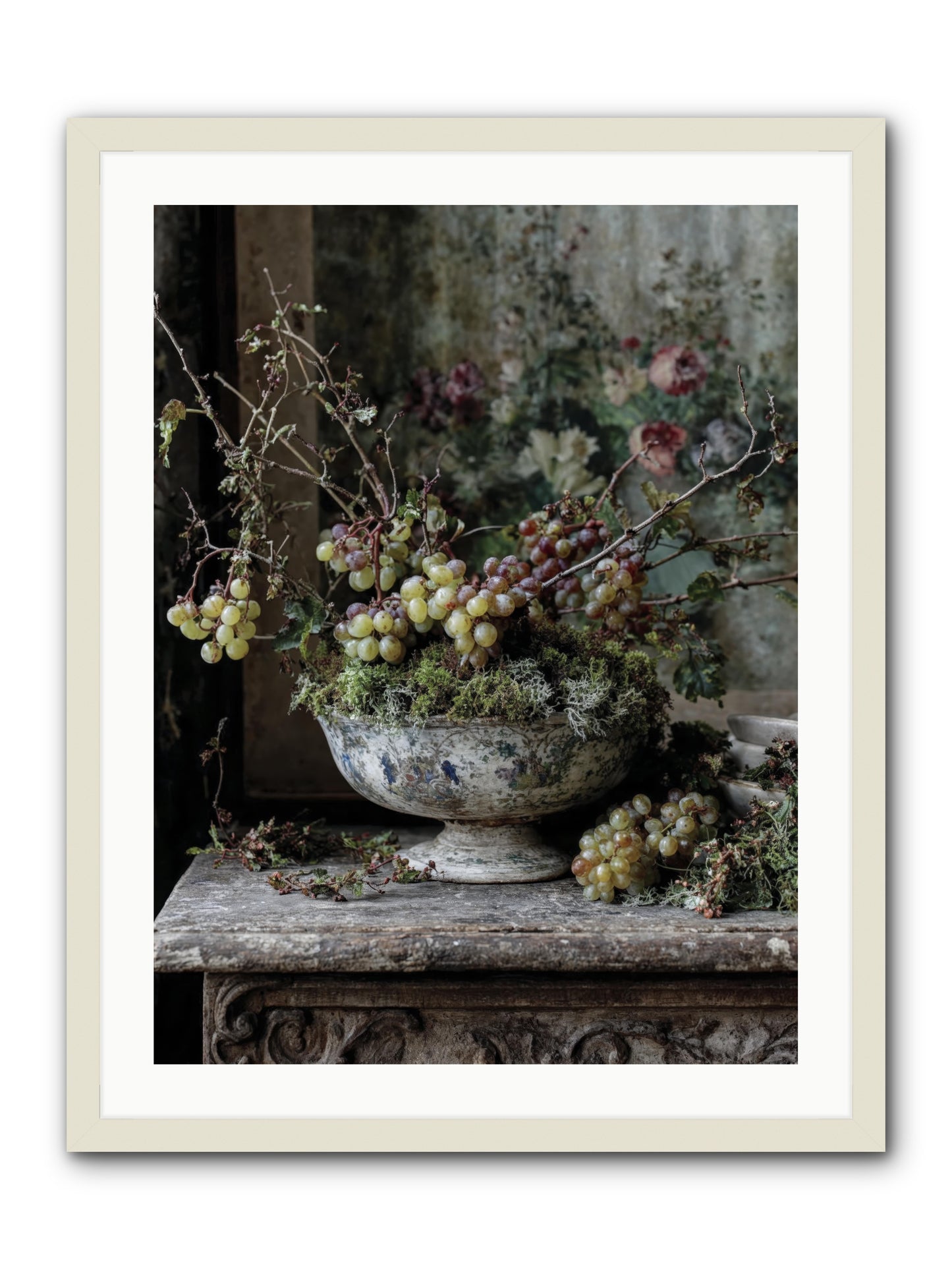 beatrix -- Framed Print - White 24x32
