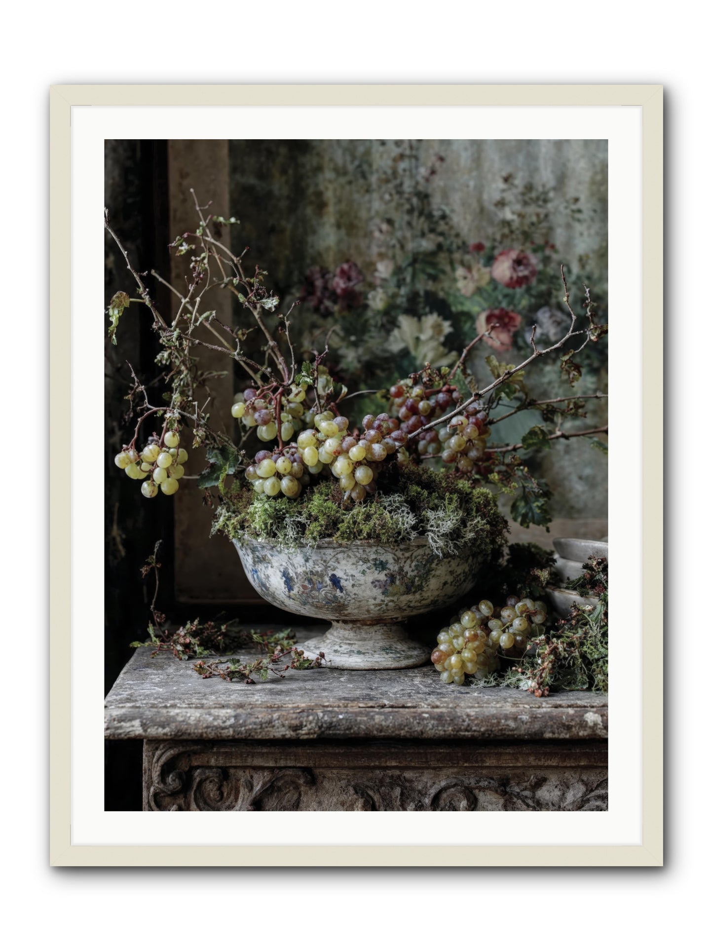 beatrix -- Framed Print - White 30x40
