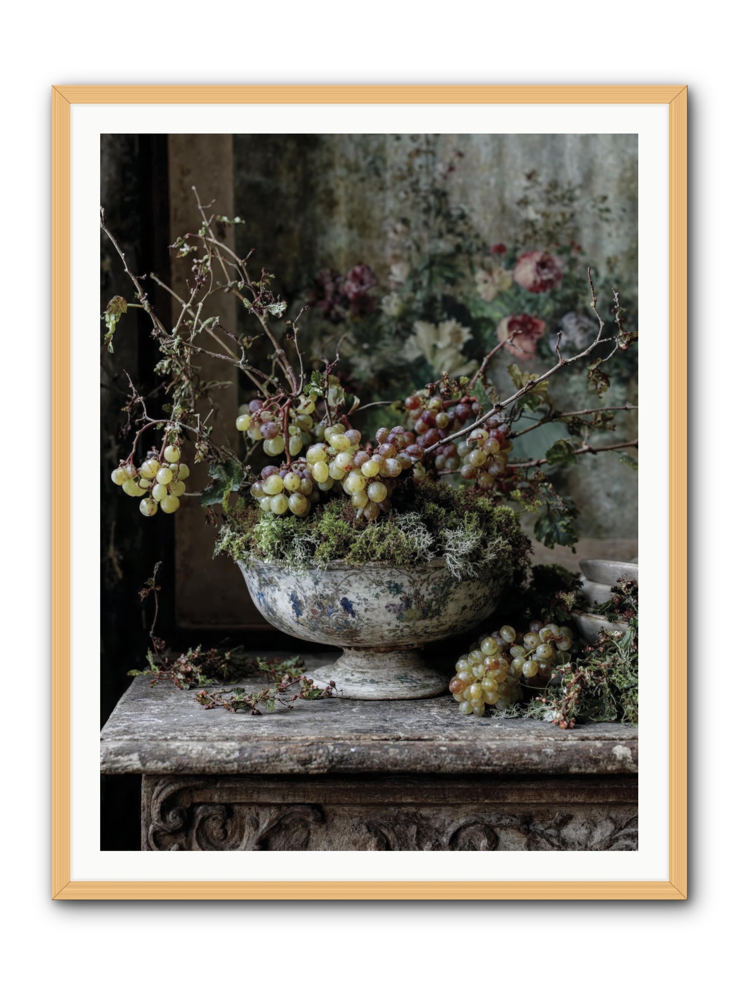 beatrix -- Framed Print - Natural 36x48