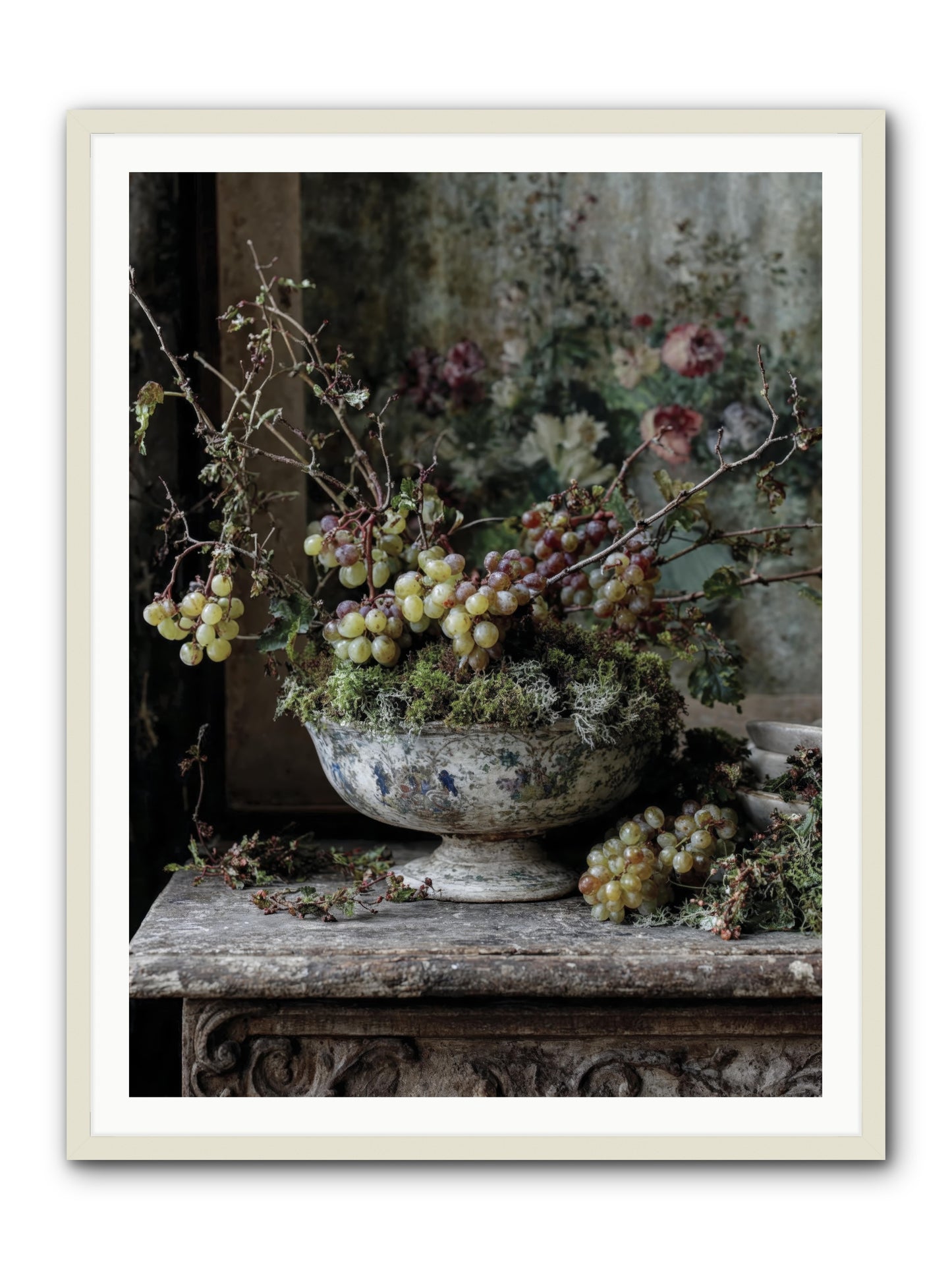 beatrix -- Framed Print - White 36x48