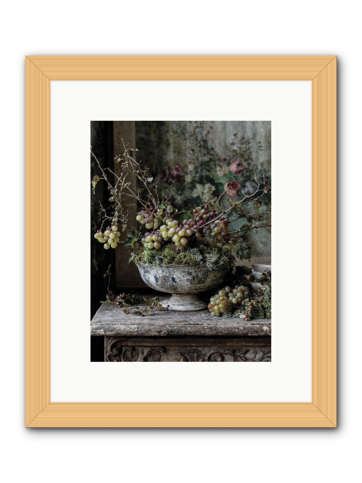 beatrix -- Framed Print - Natural 9x12