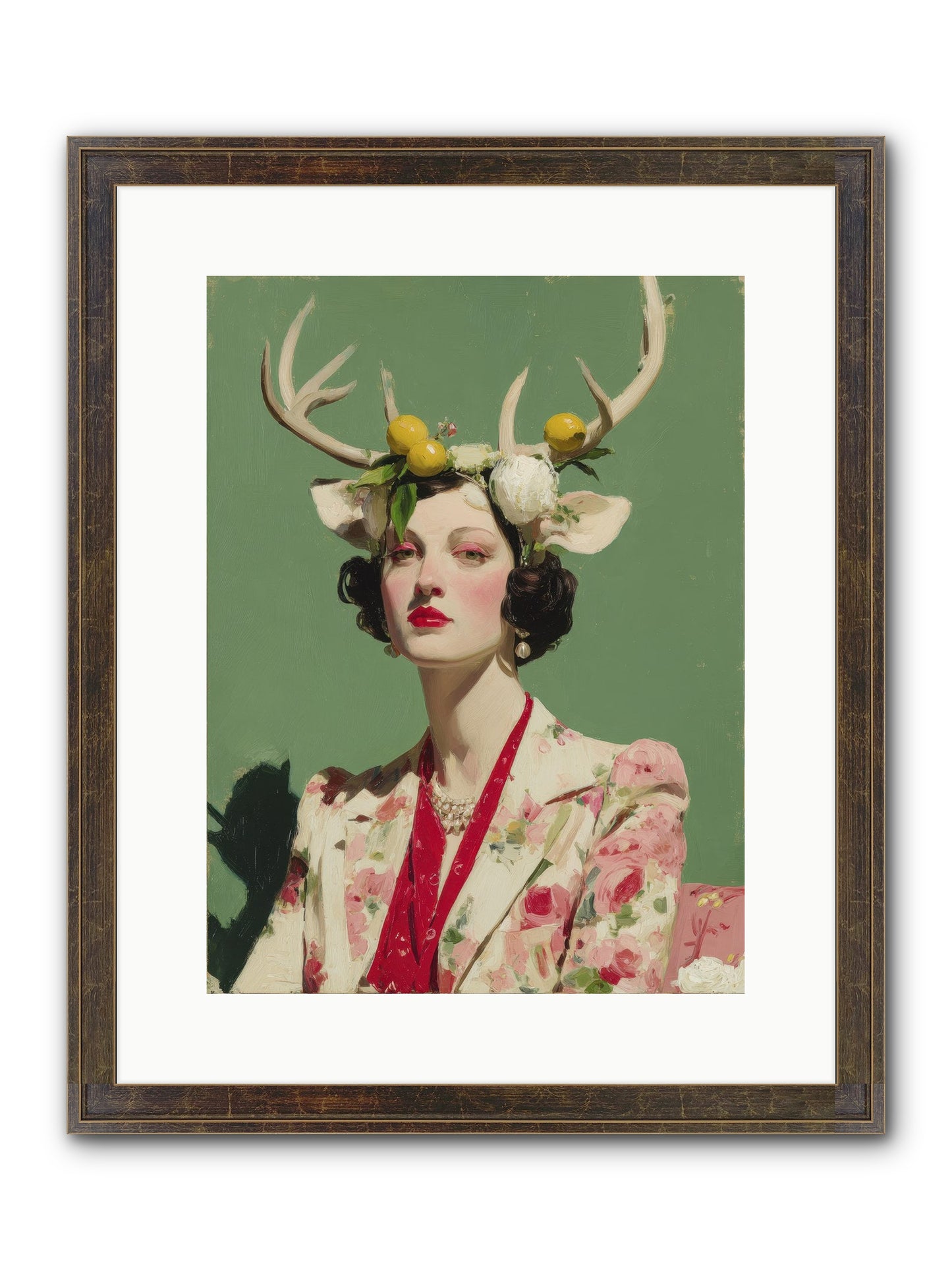 Beauty Required Imagination Framed Print - Slimwoods Black/Gold 12x16