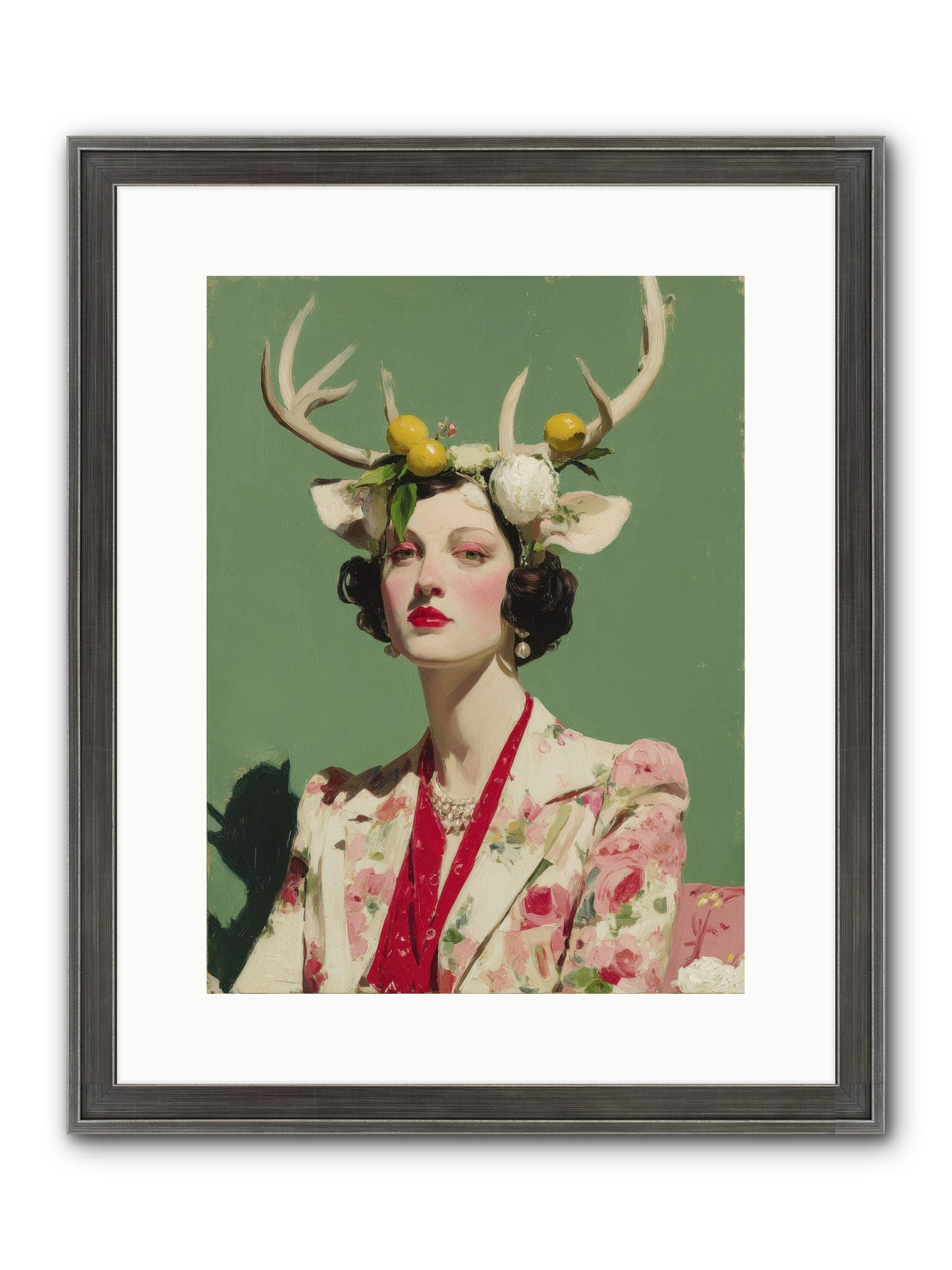 Beauty Required Imagination Framed Print - Slimwoods Black/Silver 12x16