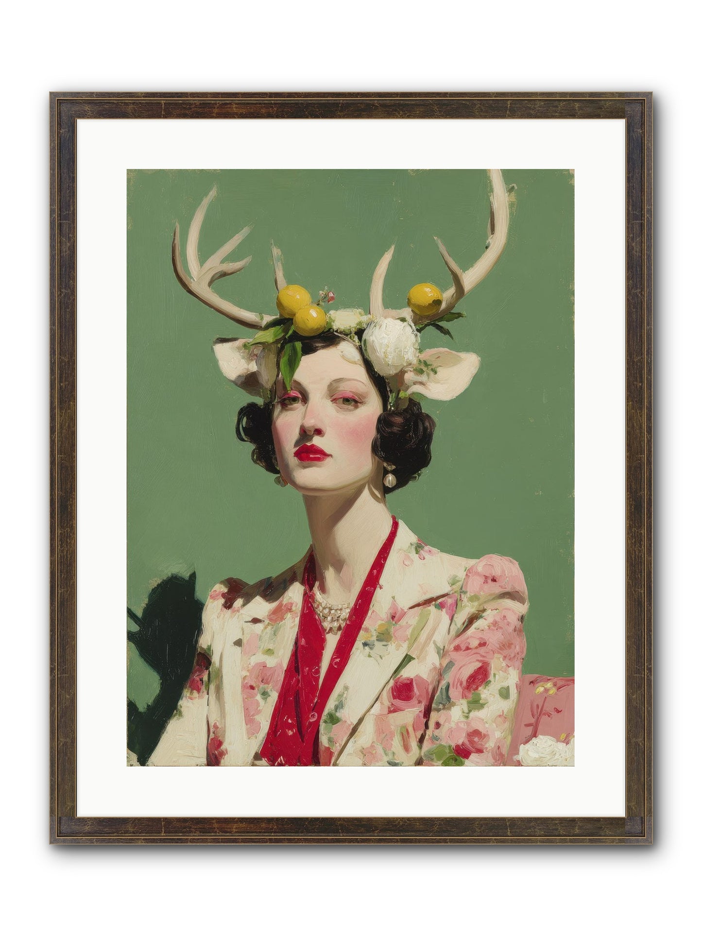 Beauty Required Imagination Framed Print - Slimwoods Black/Gold 18x24