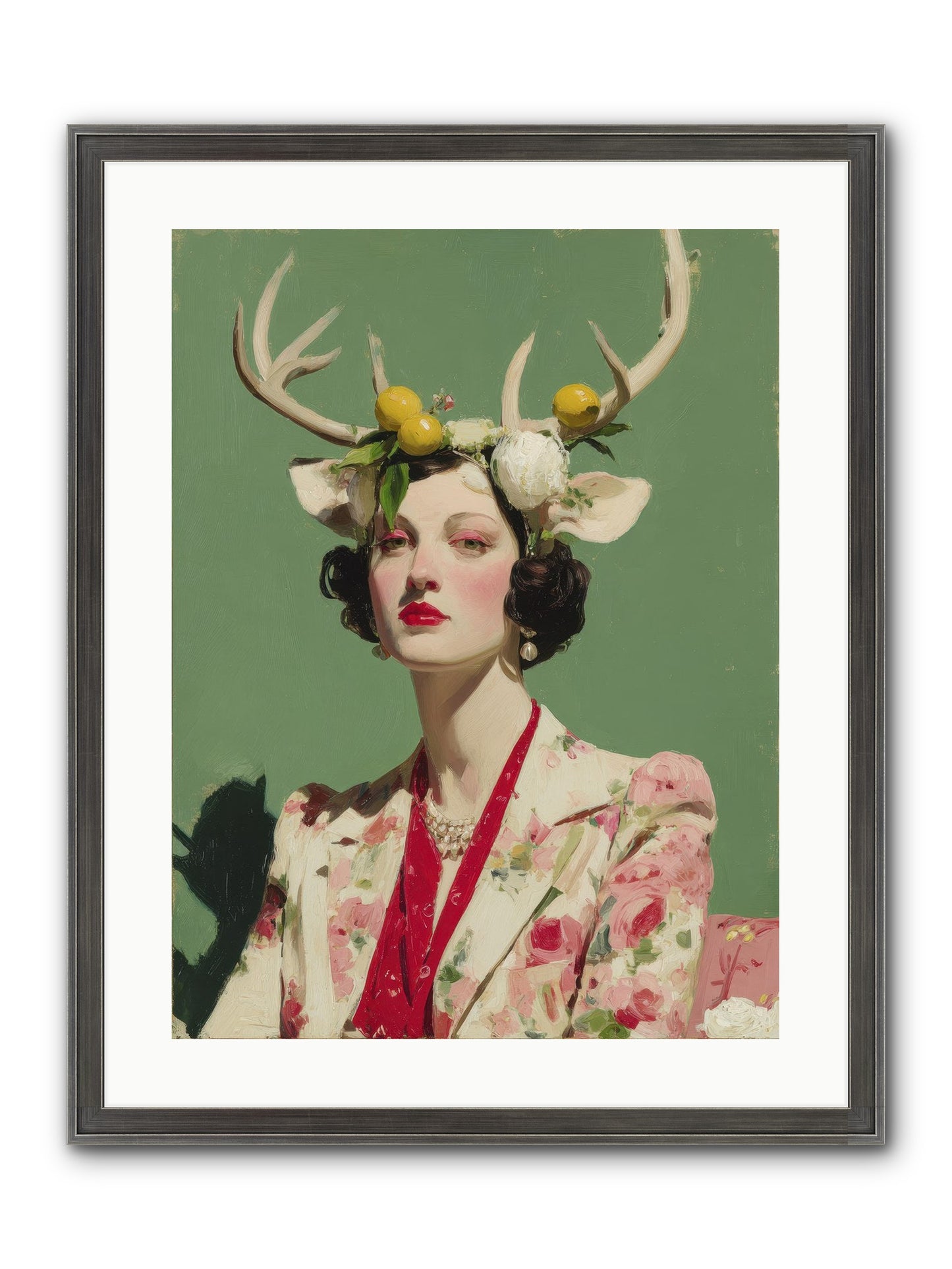 Beauty Required Imagination Framed Print - Slimwoods Black/Silver 18x24