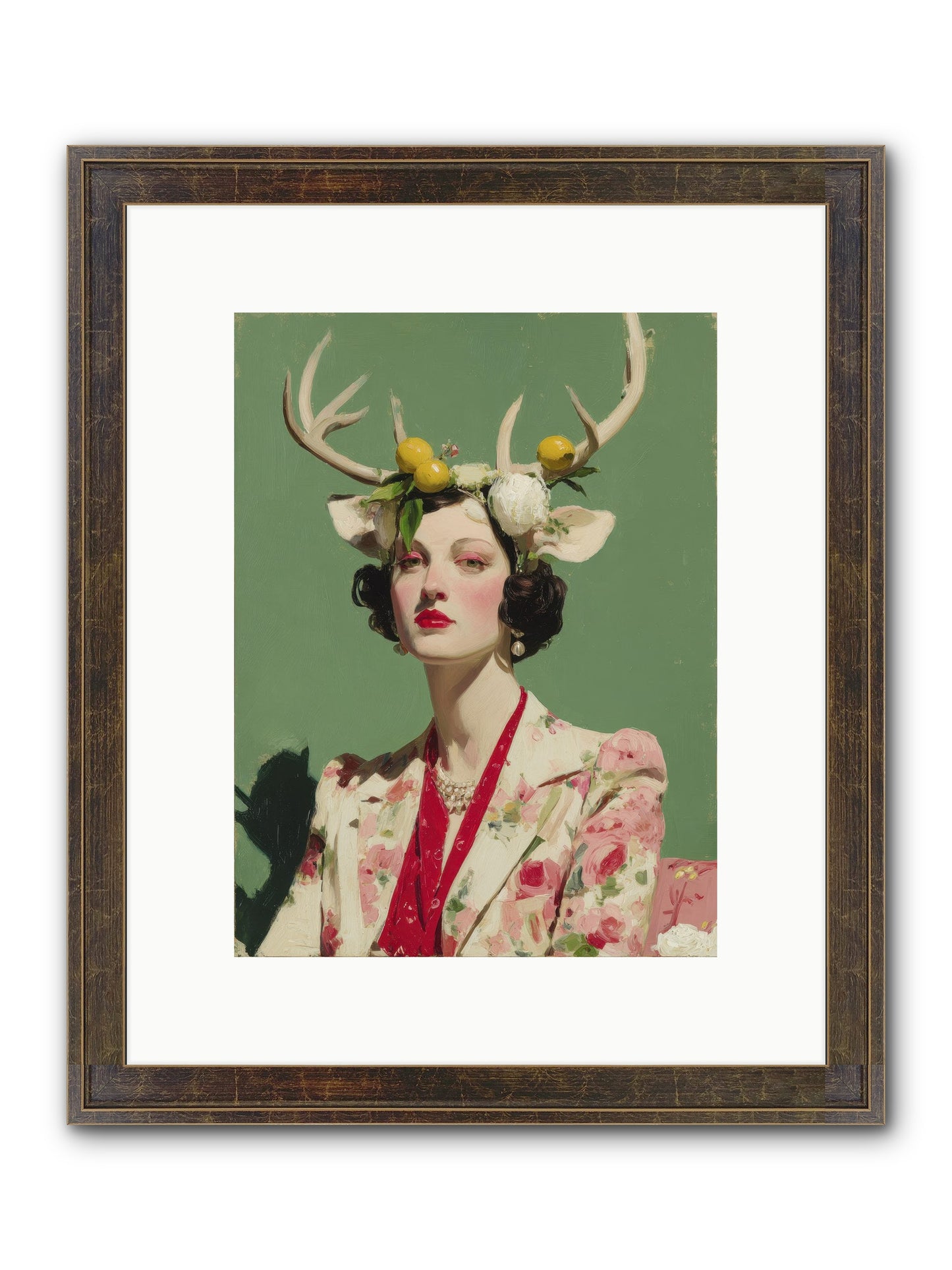 Beauty Required Imagination Framed Print - Slimwoods Black/Gold 9x12