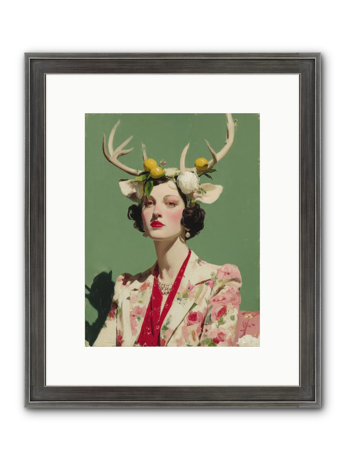 Beauty Required Imagination Framed Print - Slimwoods Black/Silver 9x12