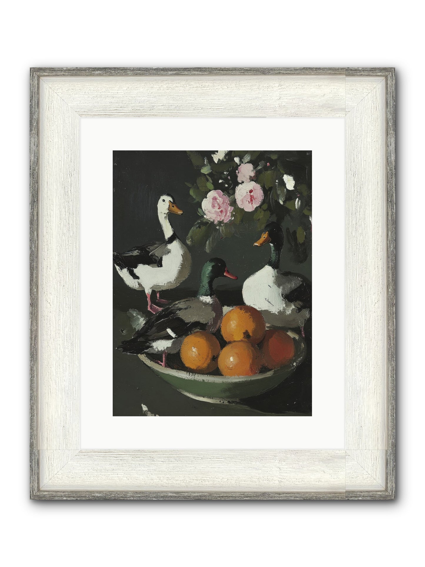 Beauty's True Form Framed Print - Driftwood White 12x16