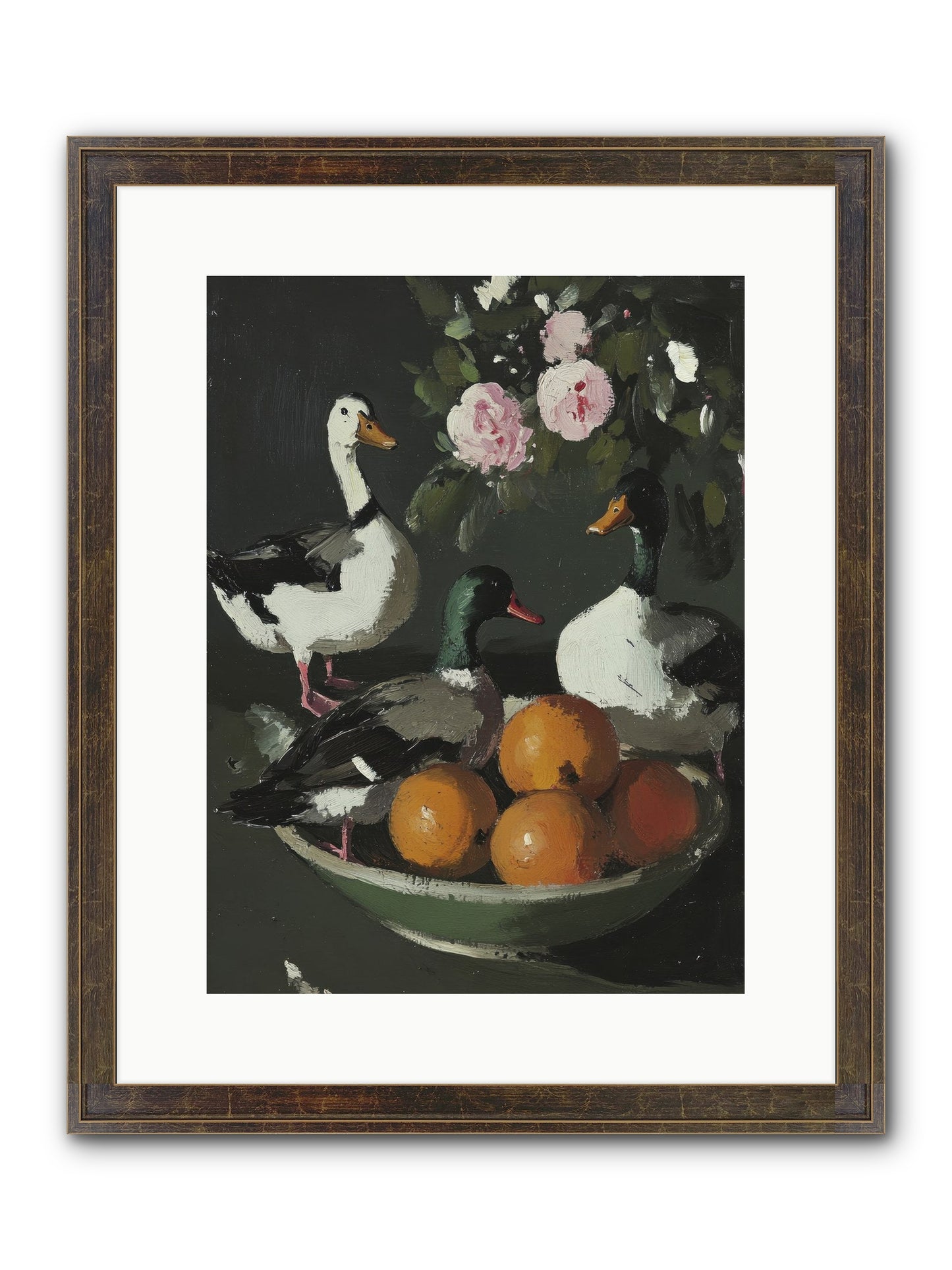 Beauty's True Form Framed Print - Slimwoods Black/Gold 12x16