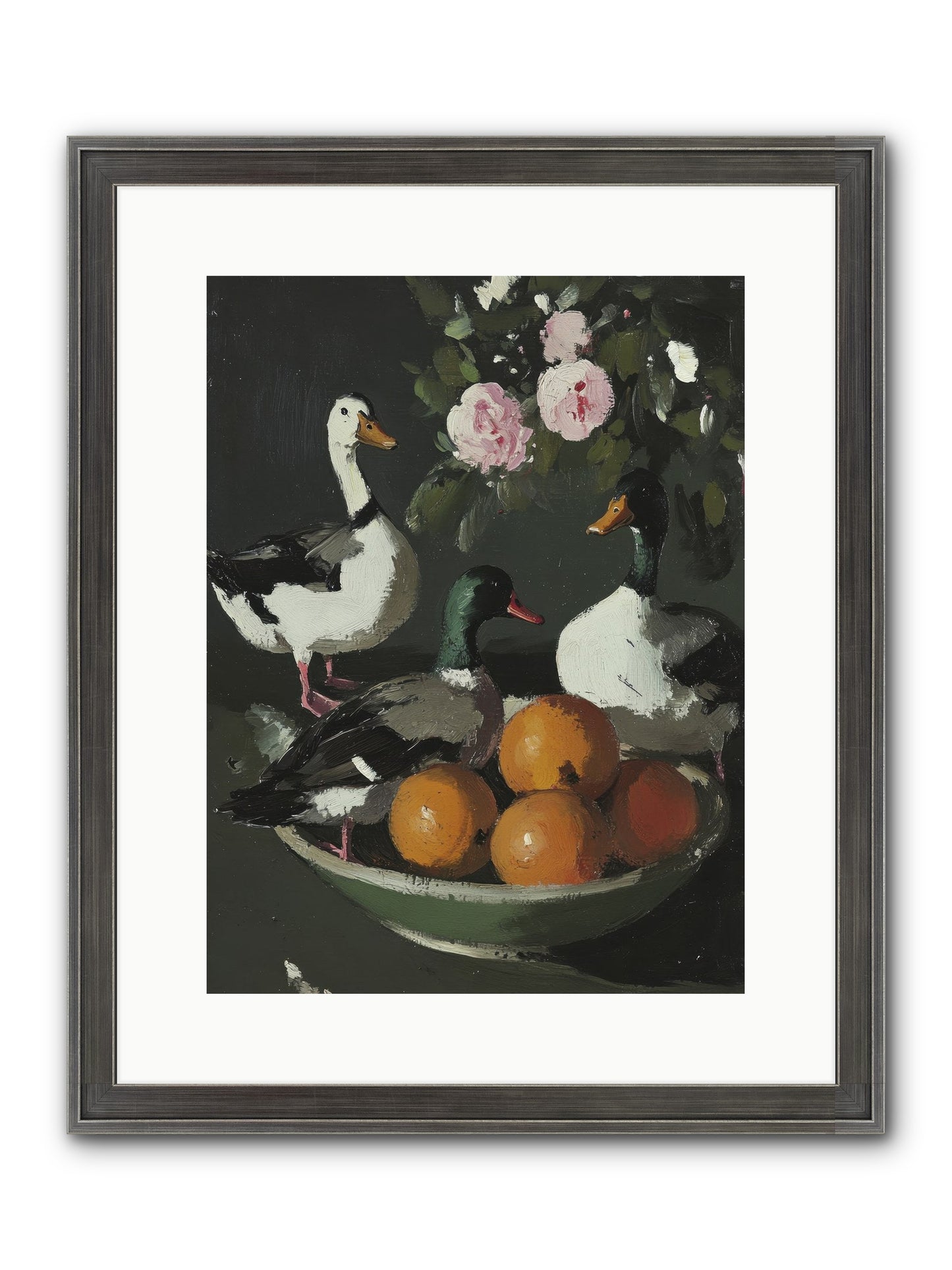 Beauty's True Form Framed Print - Slimwoods Black/Silver 12x16