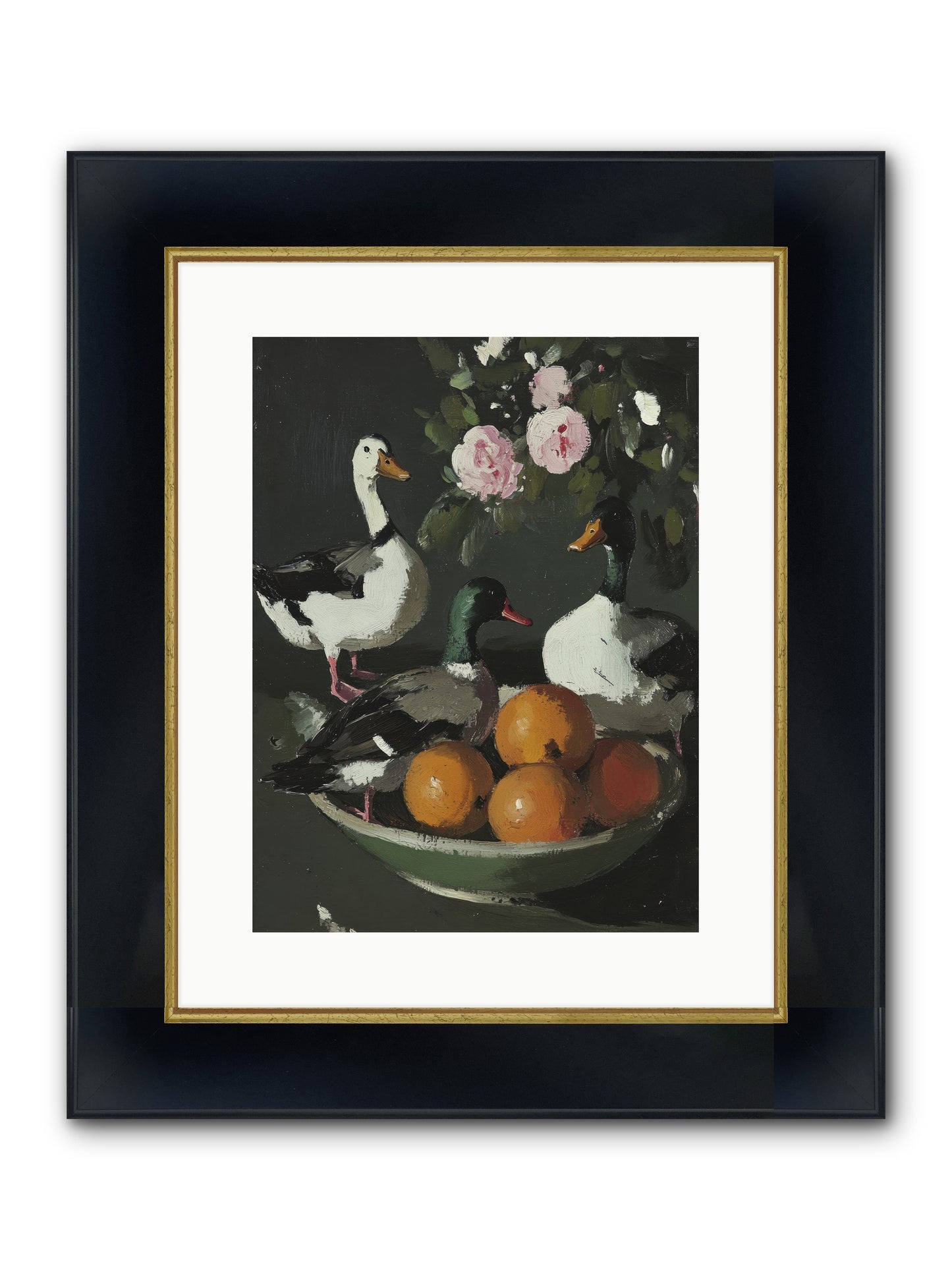 Beauty's True Form Framed Print - Wide Black w/Gold 12x16