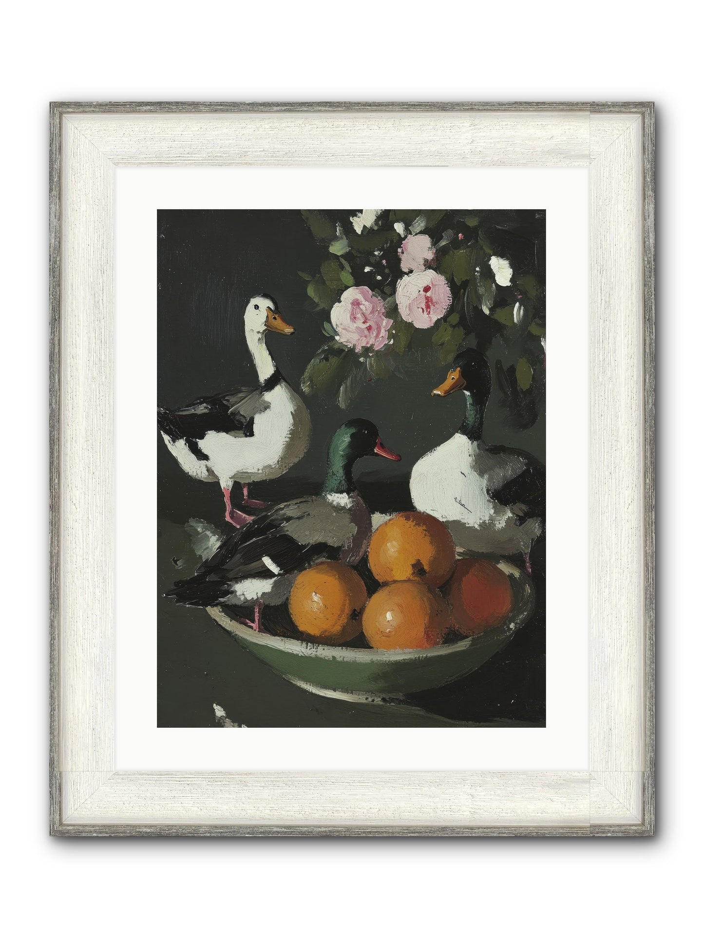 Beauty's True Form Framed Print - Driftwood White 18x24