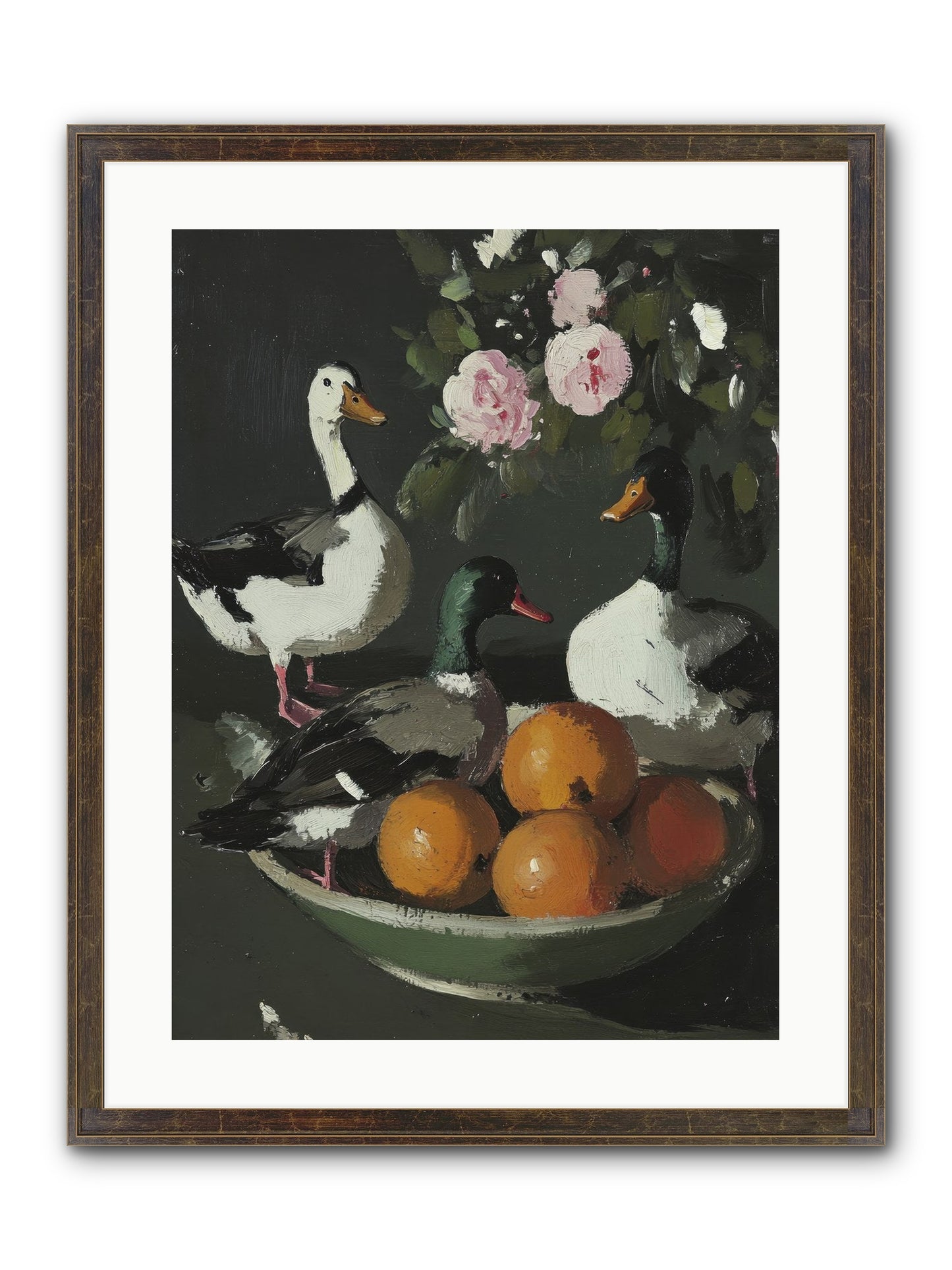 Beauty's True Form Framed Print - Slimwoods Black/Gold 18x24