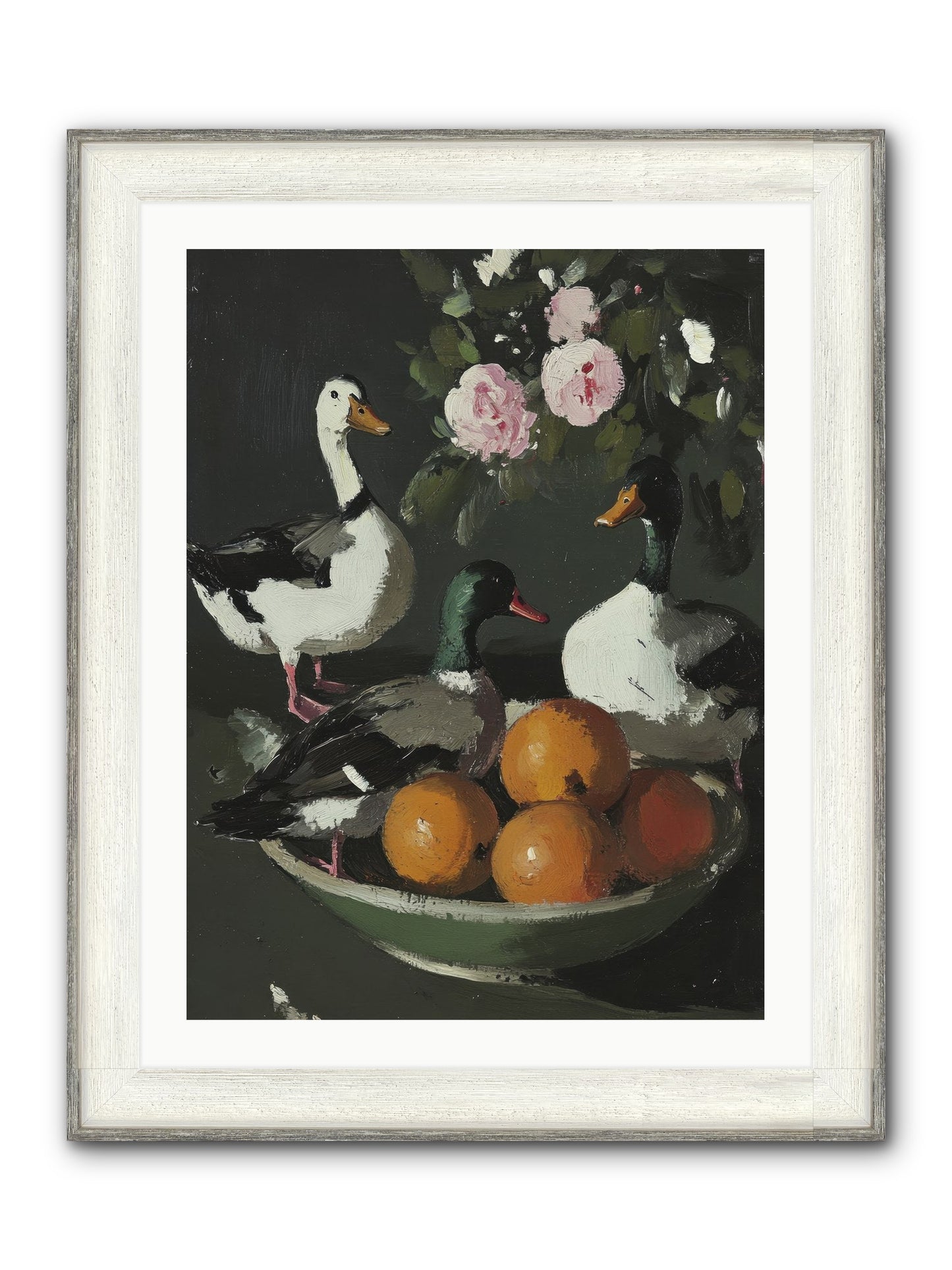 Beauty's True Form Framed Print - Driftwood White 24x32
