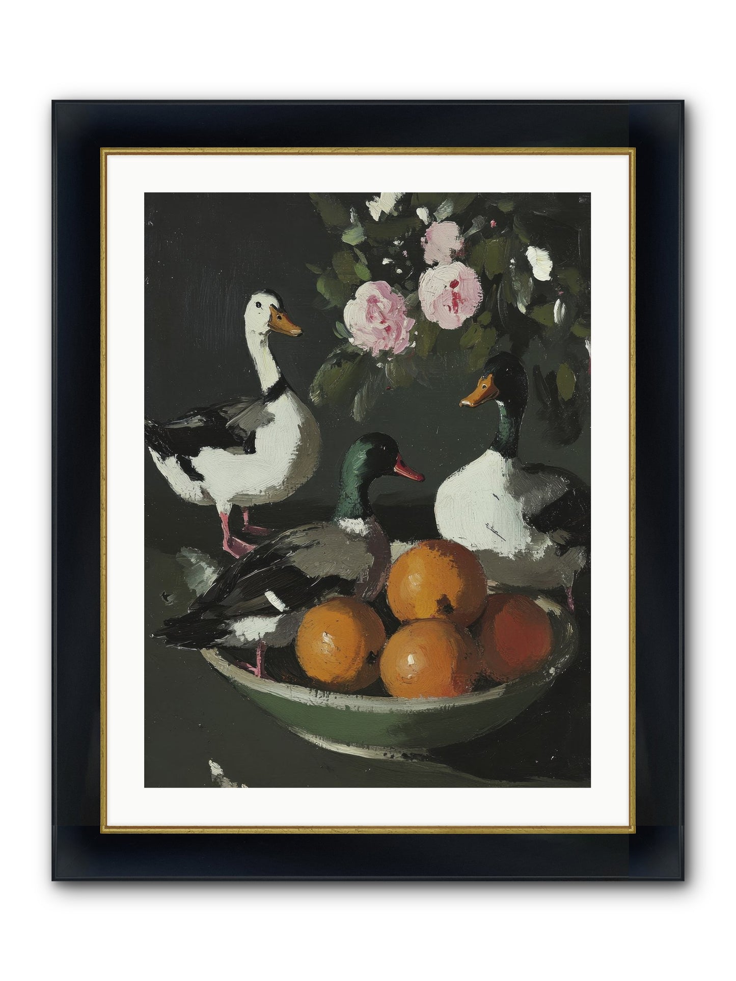 Beauty's True Form Framed Print - Wide Black w/Gold 24x32
