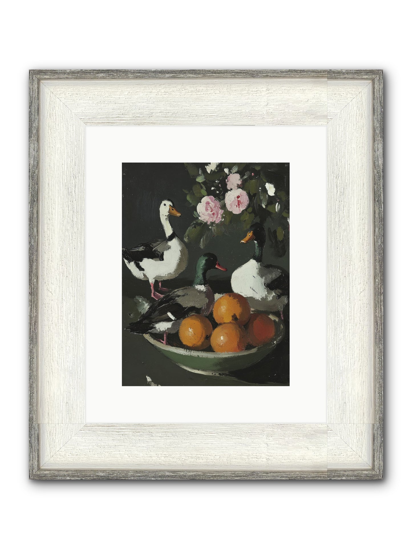 Beauty's True Form Framed Print - Driftwood White 9x12