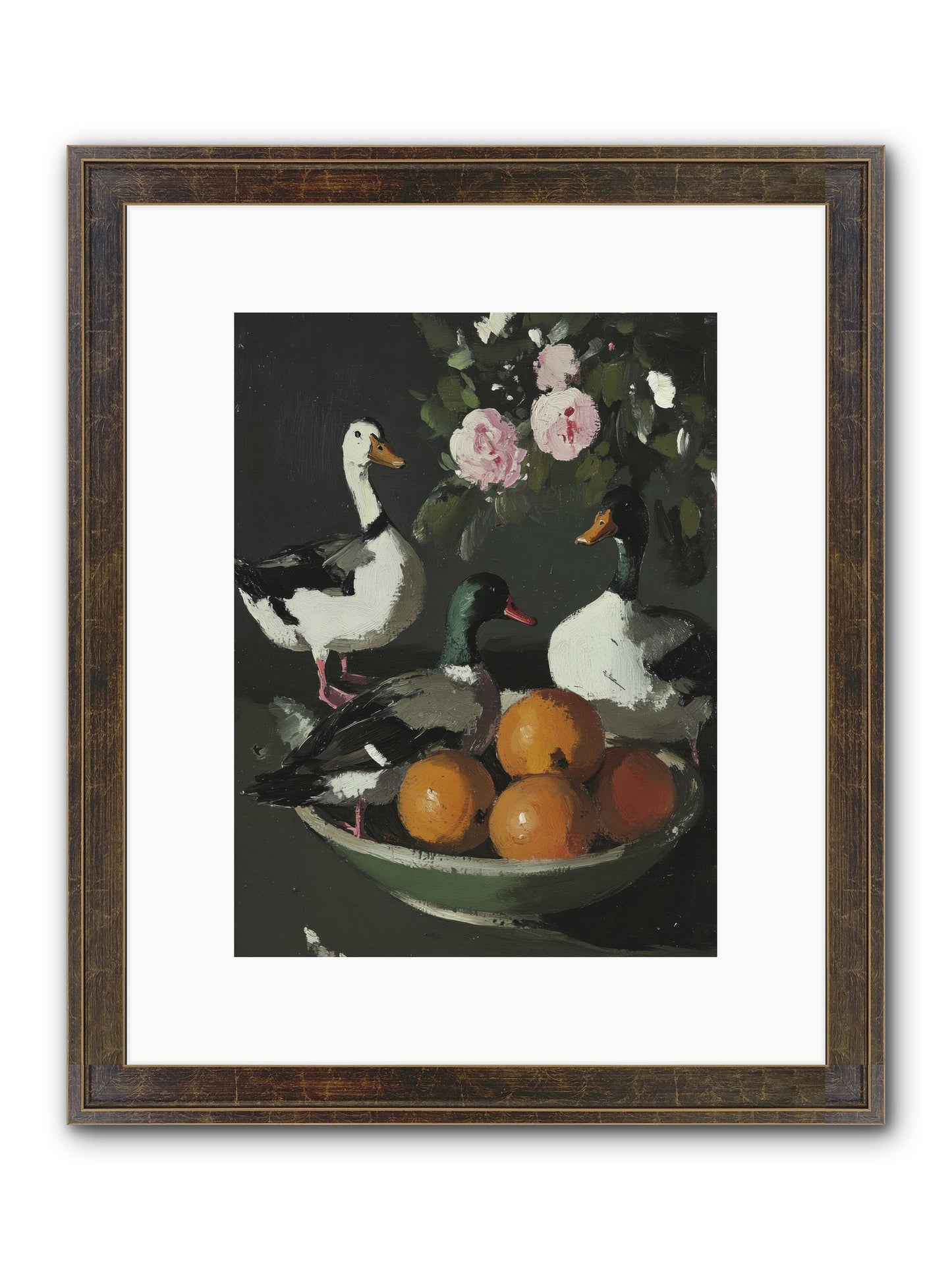 Beauty's True Form Framed Print - Slimwoods Black/Gold 9x12