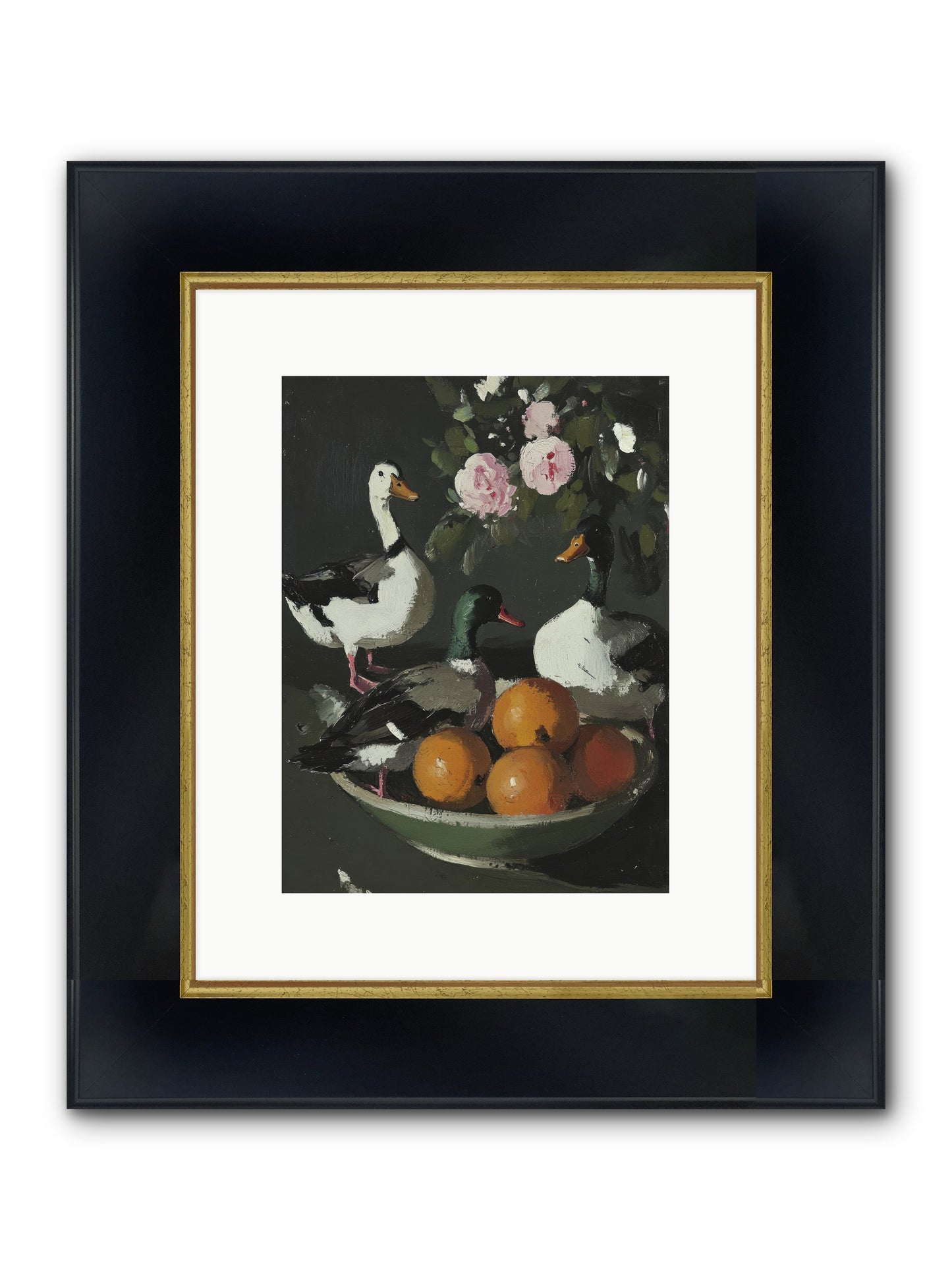 Beauty's True Form Framed Print - Wide Black w/Gold 9x12