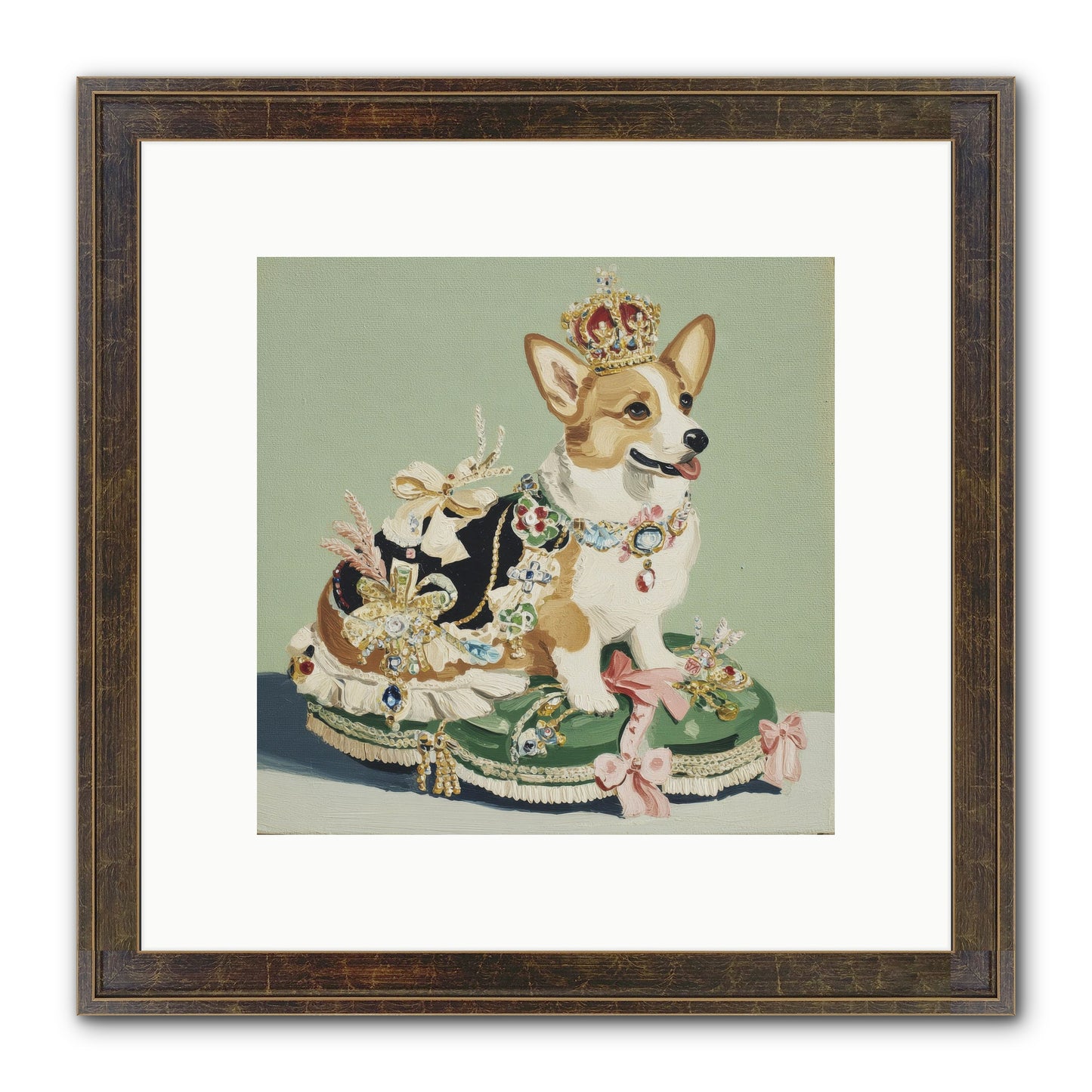 Beauty Takes The Stage Framed Print - Slimwoods Black/Gold 10x10