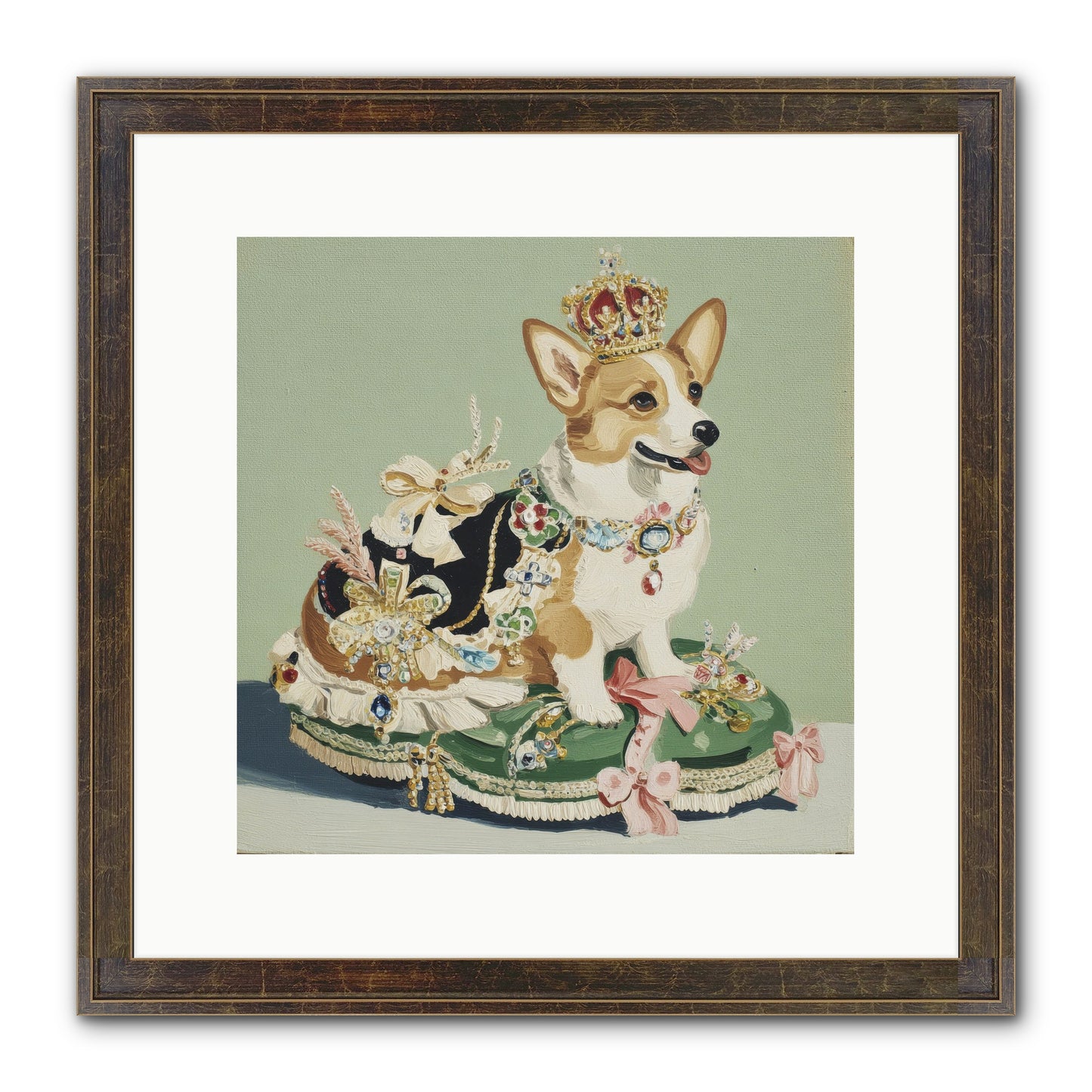Beauty Takes The Stage Framed Print - Slimwoods Black/Gold 12x12