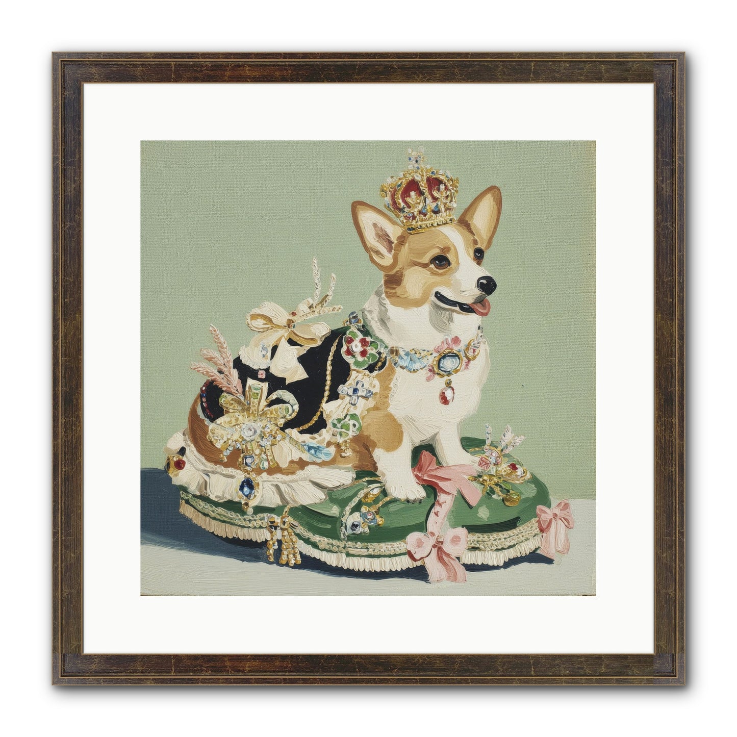 Beauty Takes The Stage Framed Print - Slimwoods Black/Gold 16x16