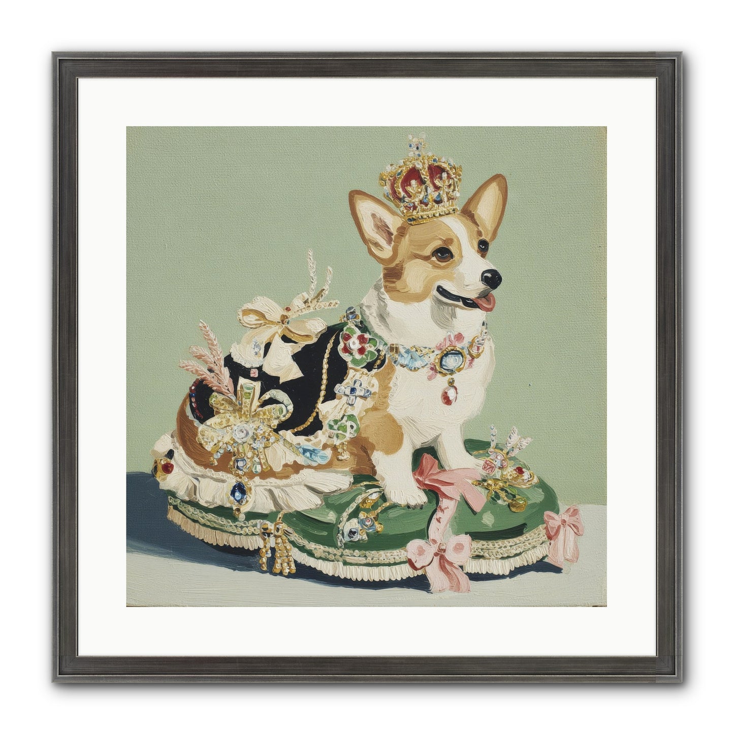 Beauty Takes The Stage Framed Print - Slimwoods Black/Silver 20x20