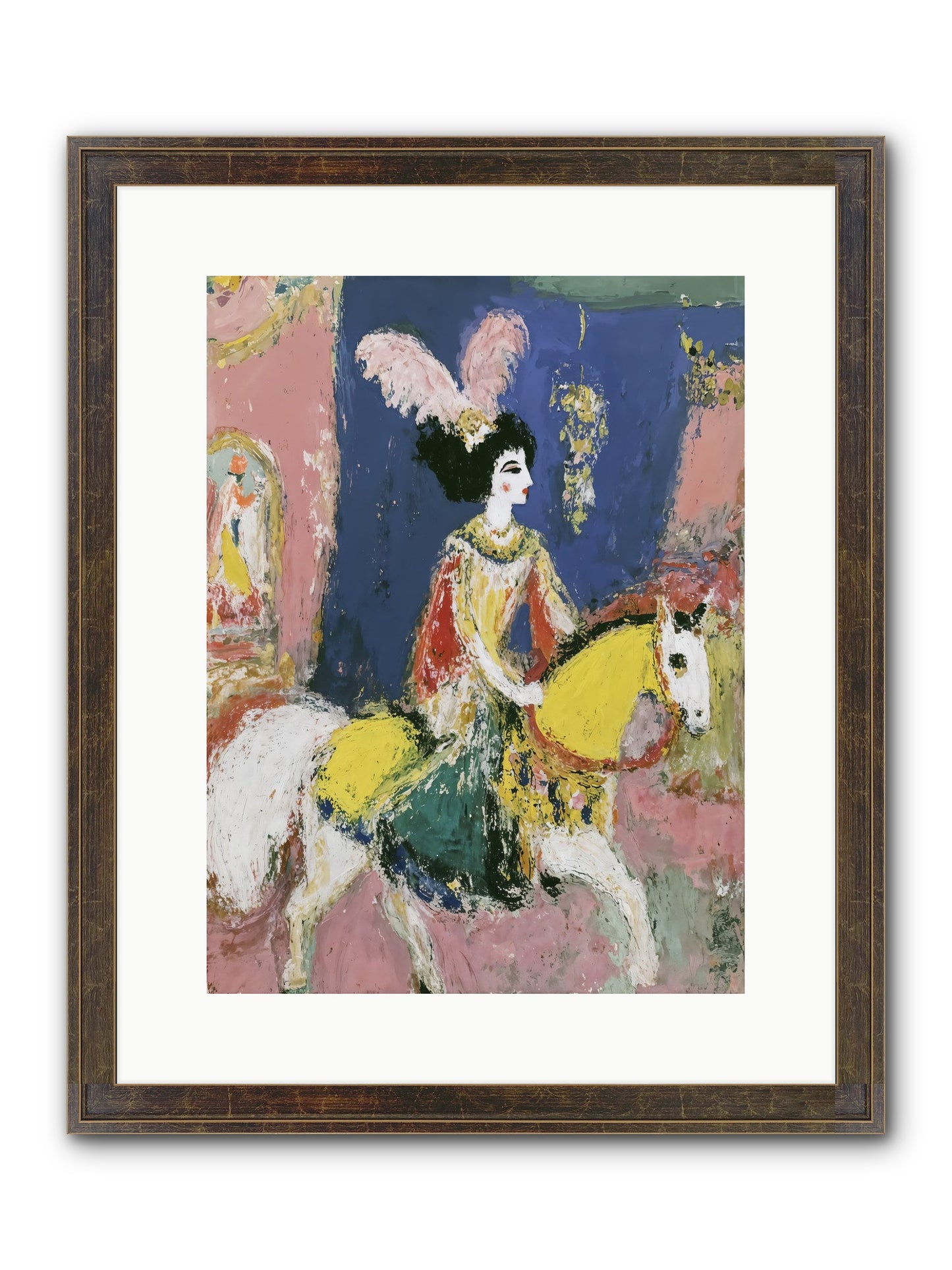 Becoming Royalty Framed Print - Slimwoods Black/Gold 12x16