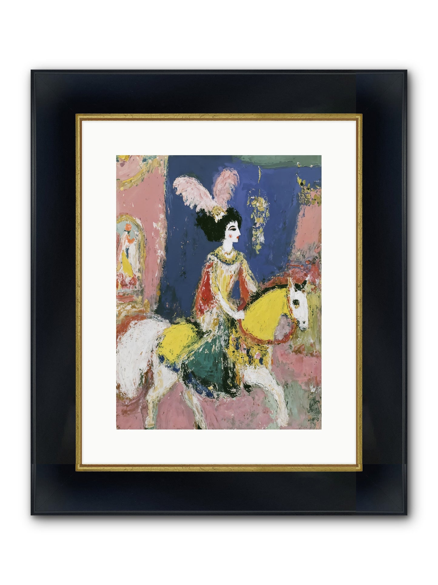 Becoming Royalty Framed Print - Wide Black w/Gold 12x16