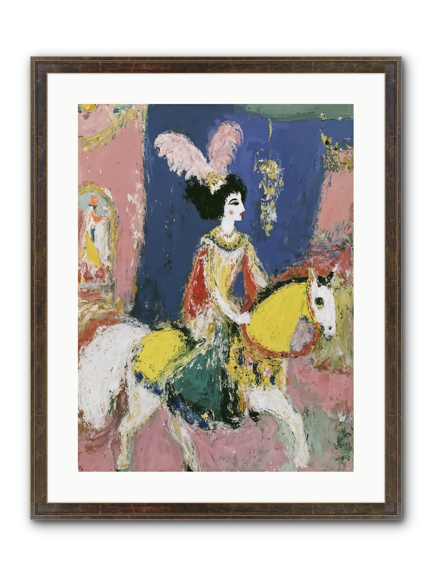 Becoming Royalty Framed Print - Slimwoods Black/Gold 18x24