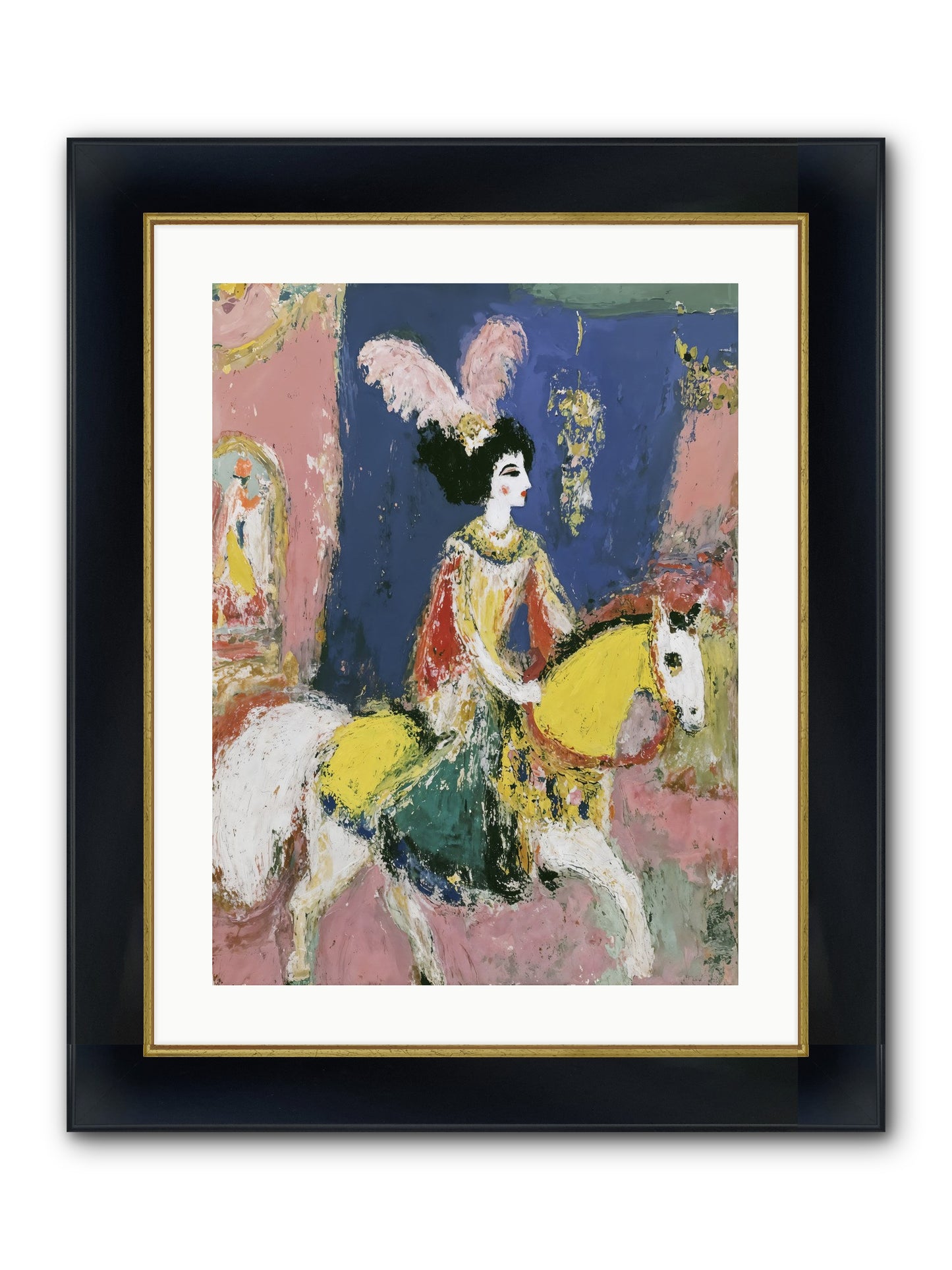 Becoming Royalty Framed Print - Wide Black w/Gold 18x24