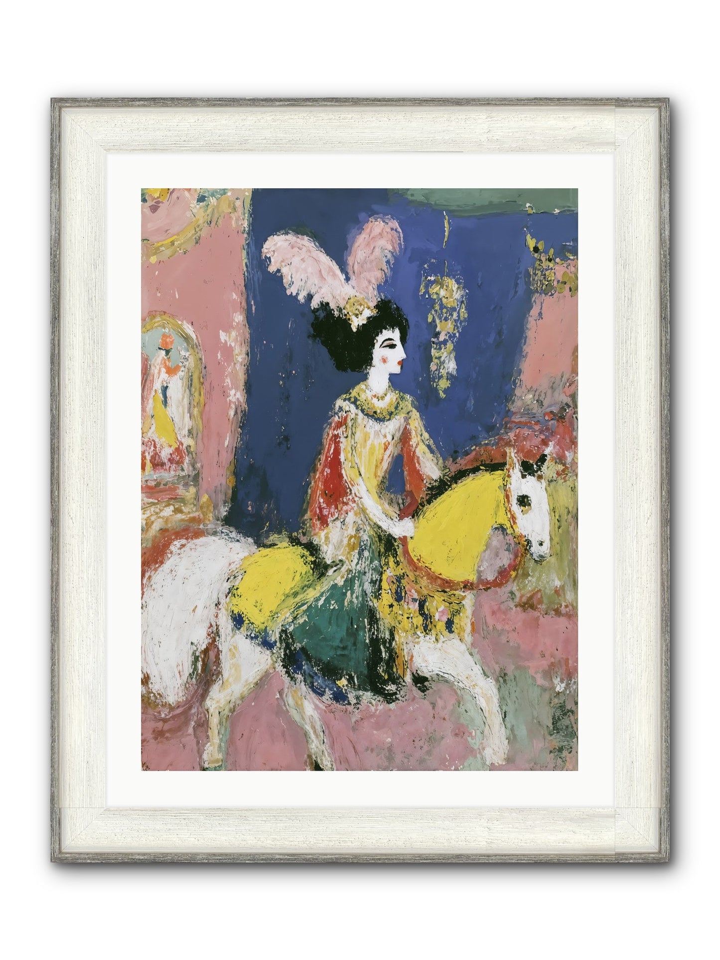 Becoming Royalty Framed Print - Driftwood White 24x32