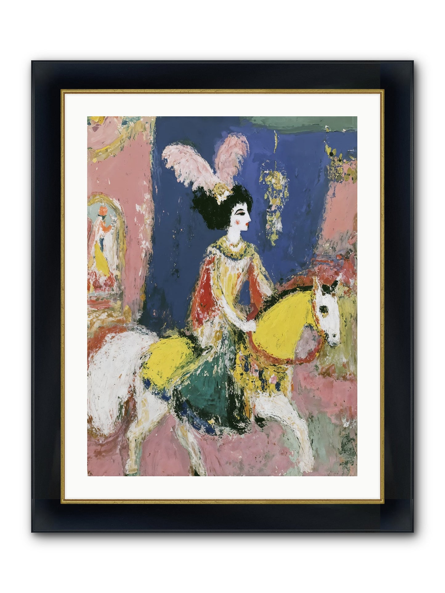Becoming Royalty Framed Print - Wide Black w/Gold 24x32