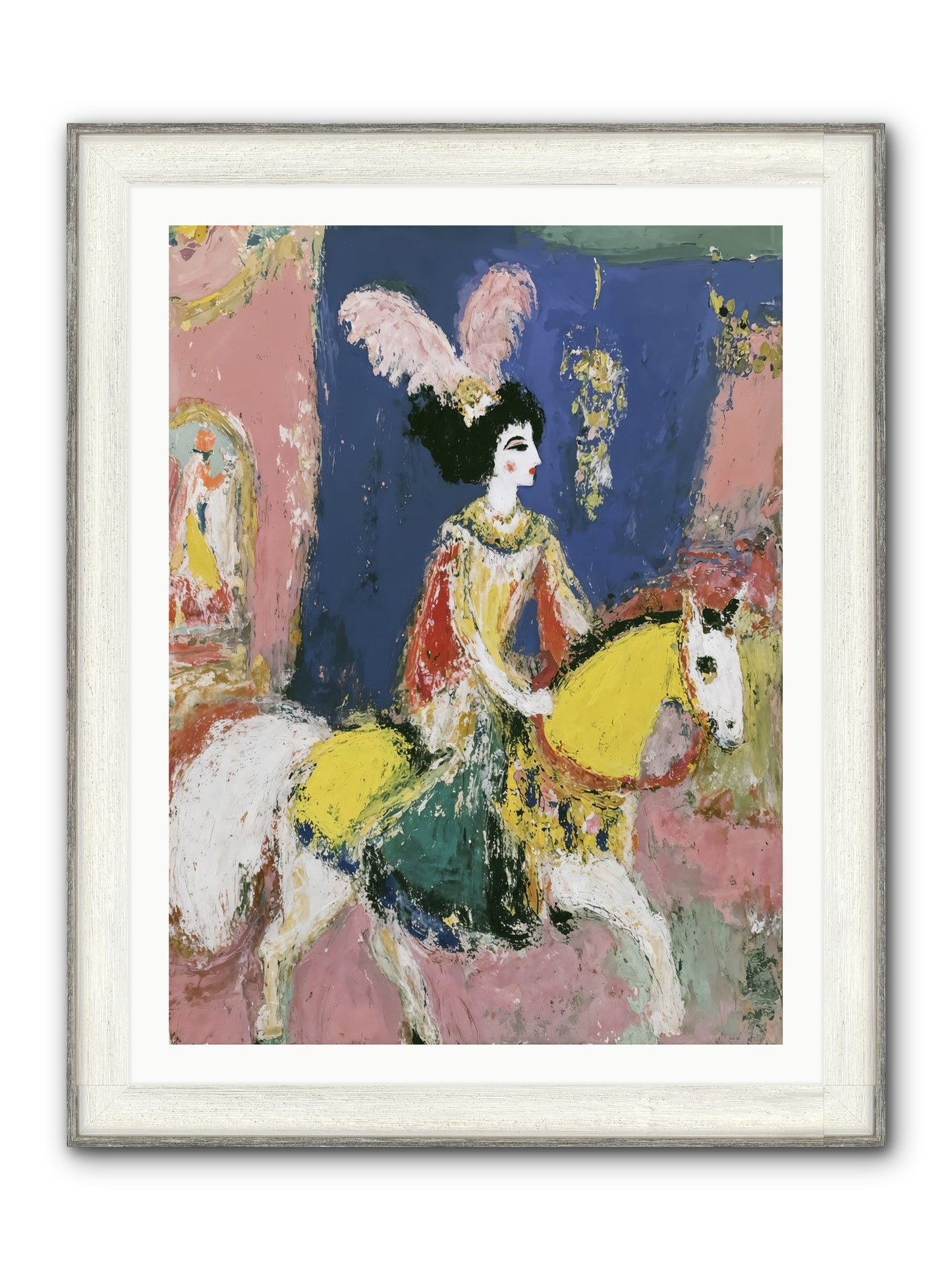 Becoming Royalty Framed Print - Driftwood White 30x40