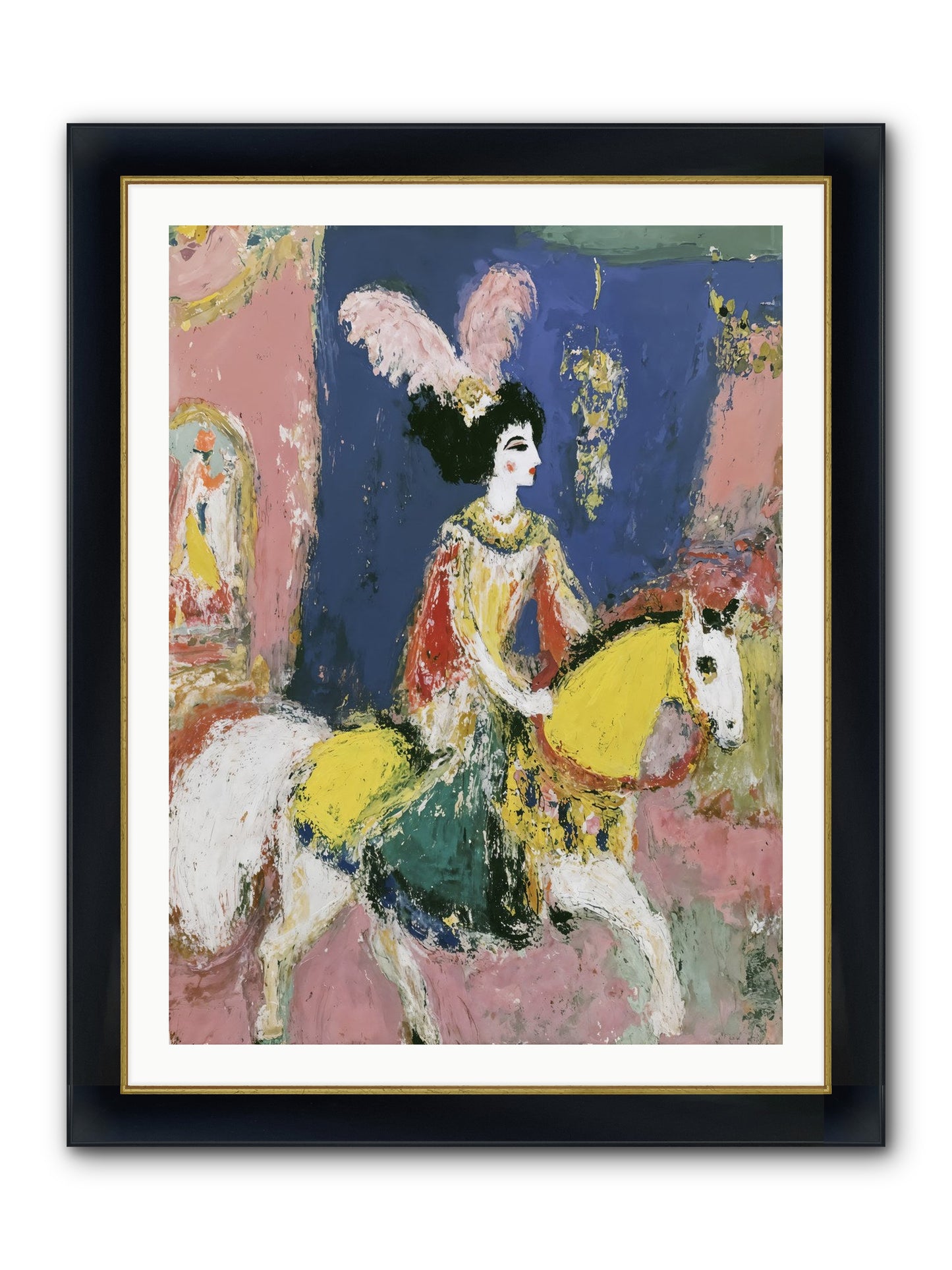 Becoming Royalty Framed Print - Wide Black w/Gold 30x40
