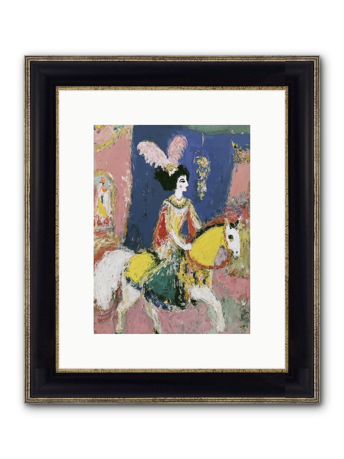 Becoming Royalty Framed Print - Black & Gold 9x12