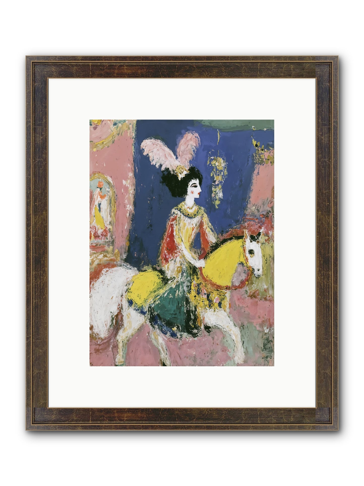 Becoming Royalty Framed Print - Slimwoods Black/Gold 9x12