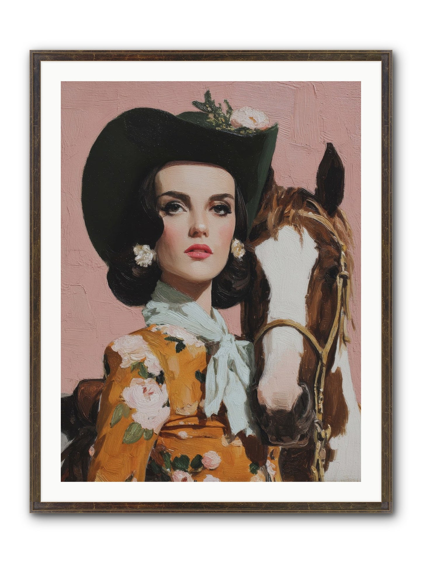 Before Words, This Framed Print - Slimwoods Black/Gold 30x40