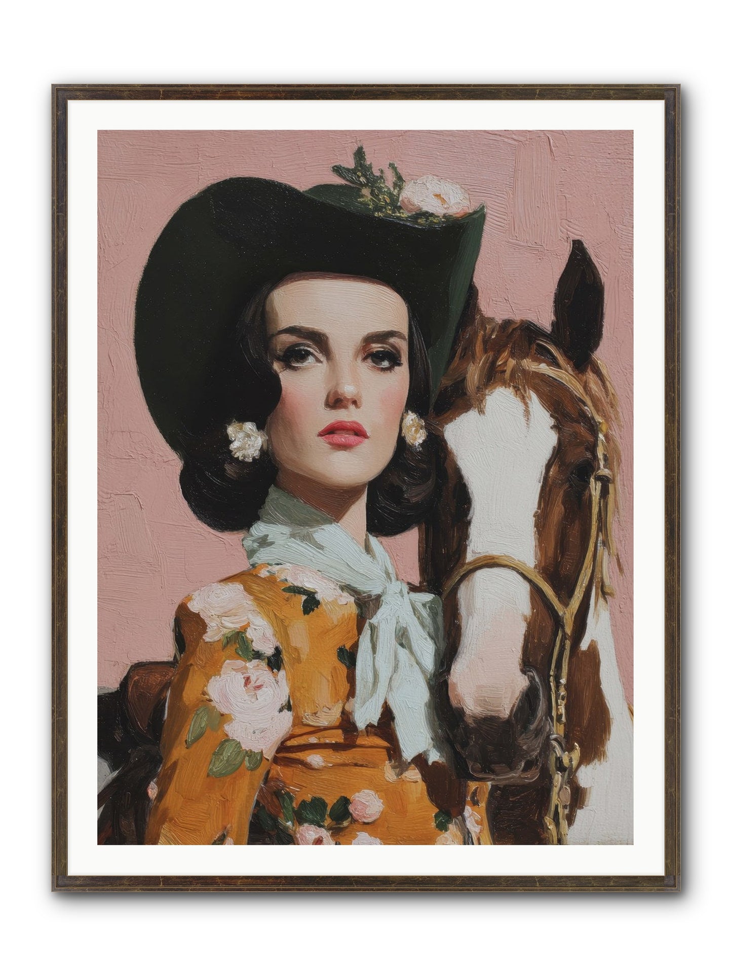 Before Words, This Framed Print - Slimwoods Black/Gold 36x48