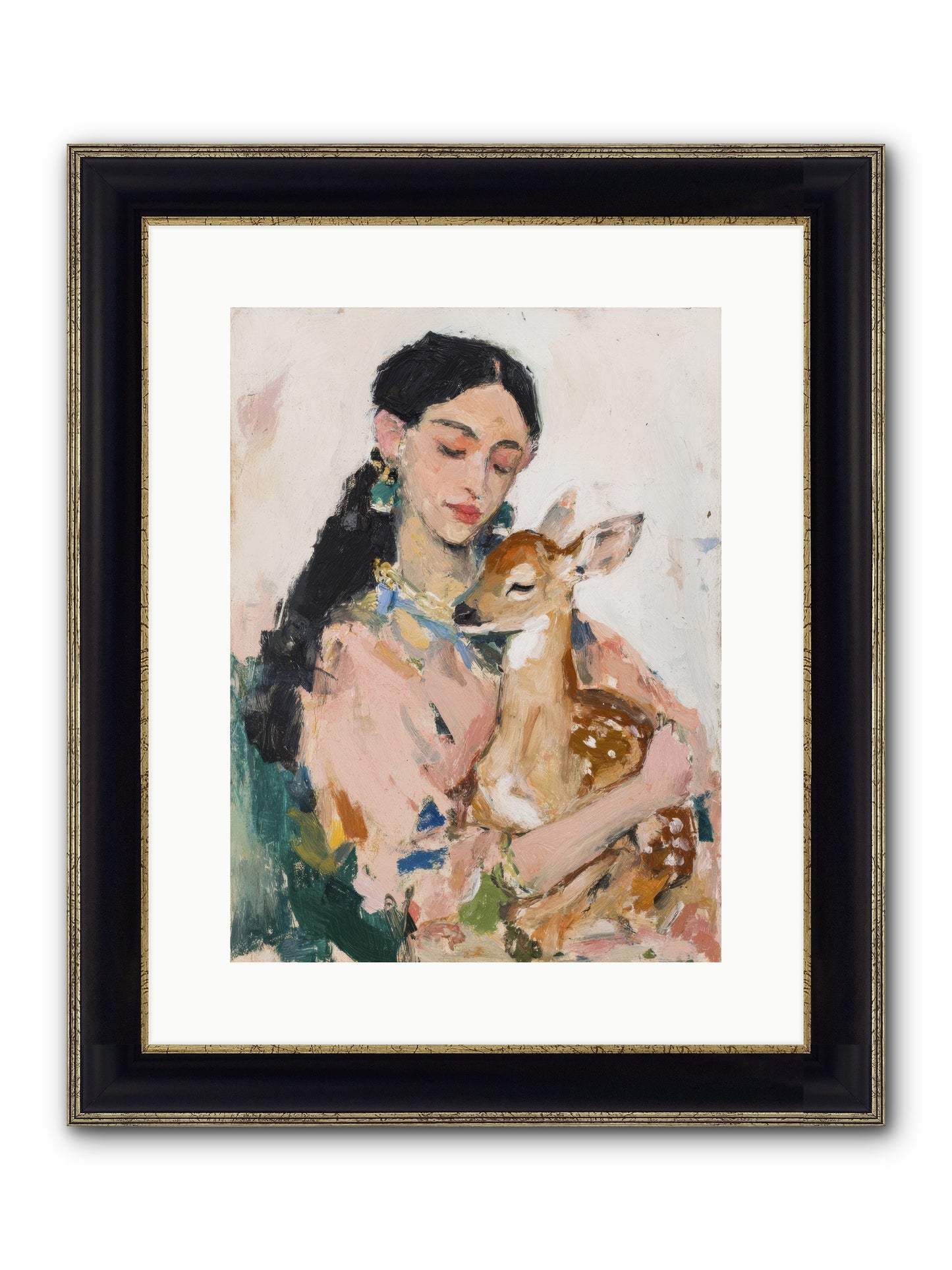 Bellamy & Birch Framed Print - Black & Gold 12x16