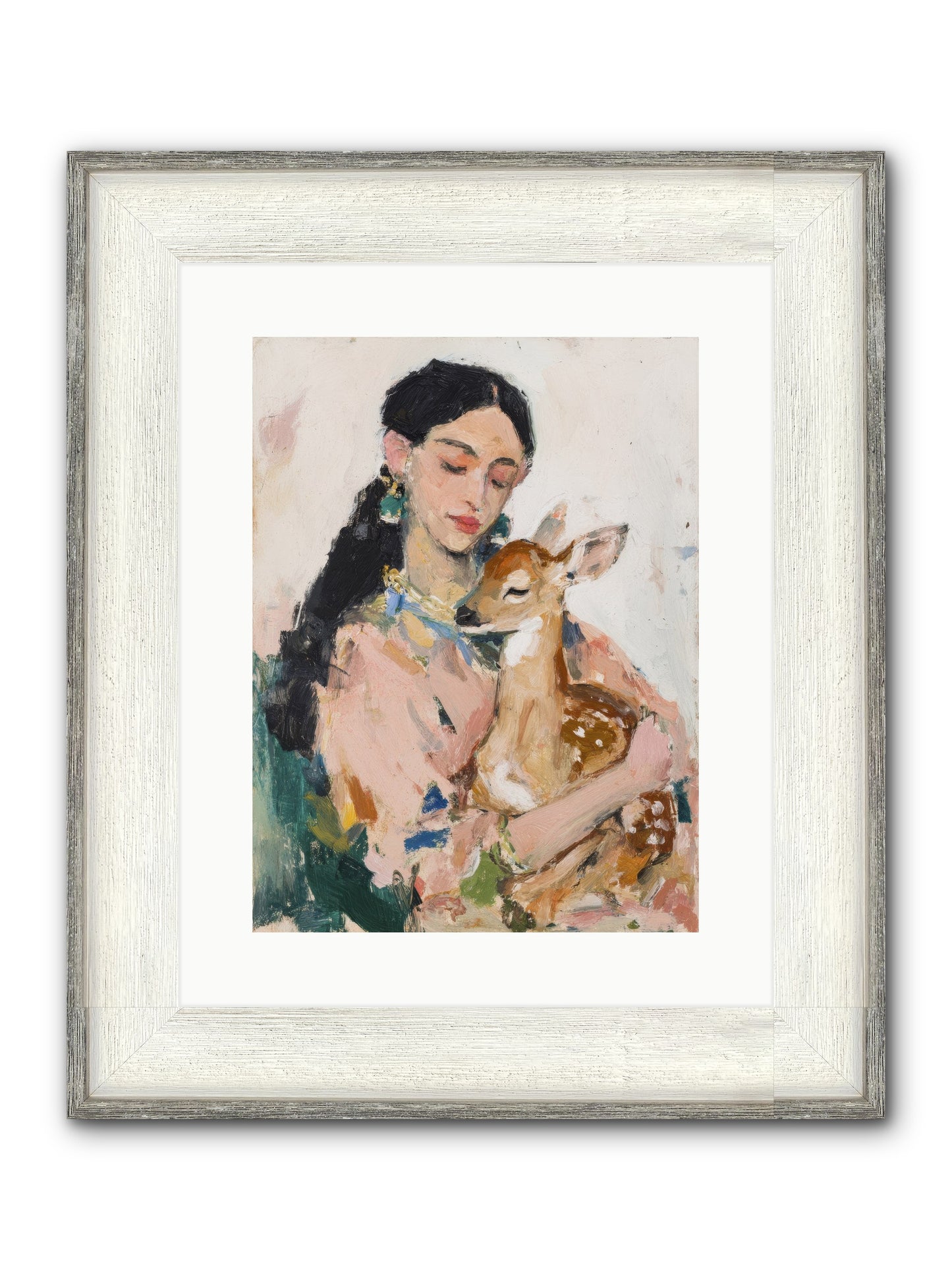 Bellamy & Birch Framed Print - Driftwood White 12x16