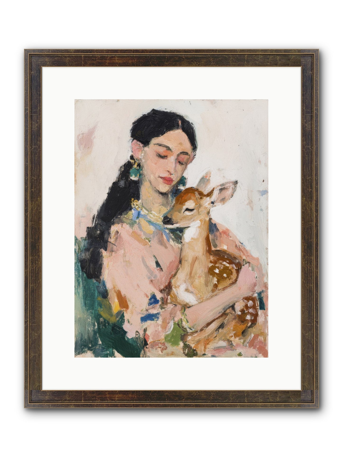 Bellamy & Birch Framed Print - Slimwoods Black/Gold 12x16