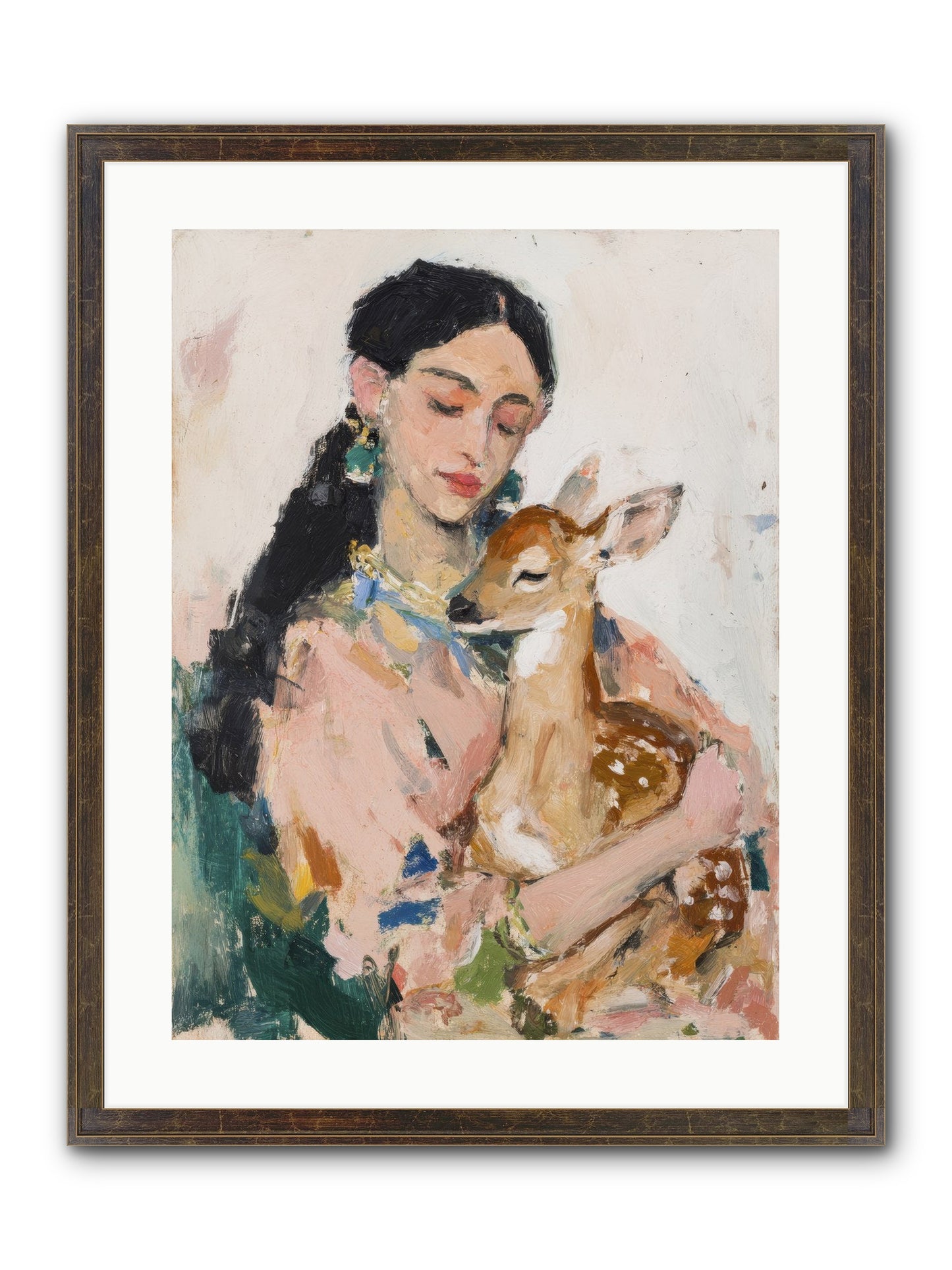 Bellamy & Birch Framed Print - Slimwoods Black/Gold 18x24